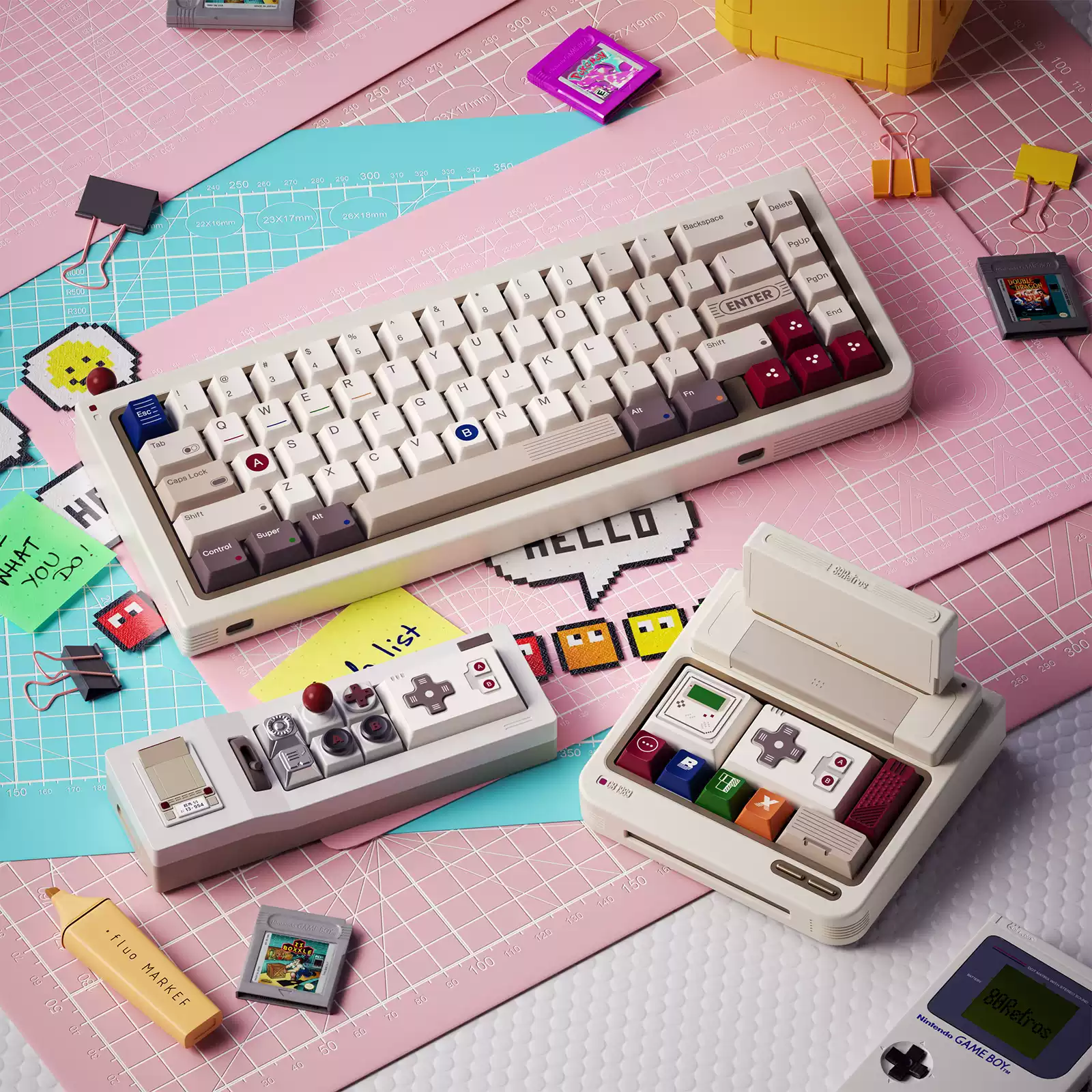 80 Retros - Autopad Retro AE86 Desk Car Hub Keyboard - Image 10