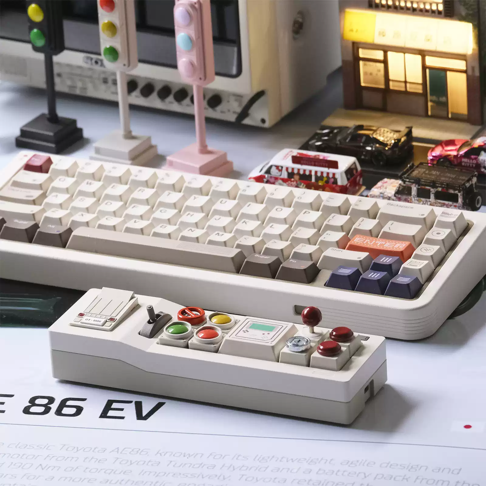 80 Retros - Autopad Retro AE86 Desk Car Hub Keyboard - Image 8