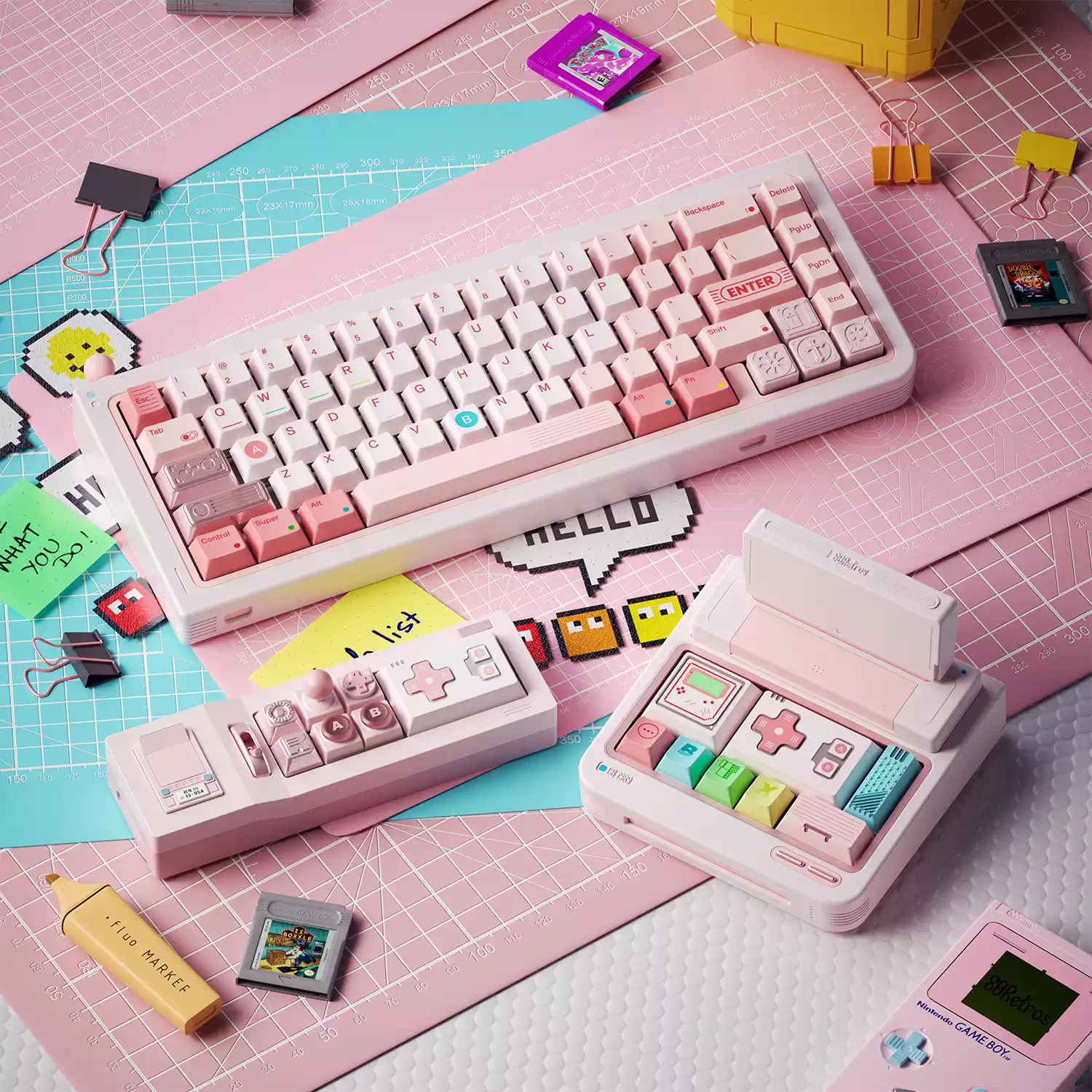 80 Retros - Autopad Retro AE86 Desk Car Hub Keyboard - Image 9