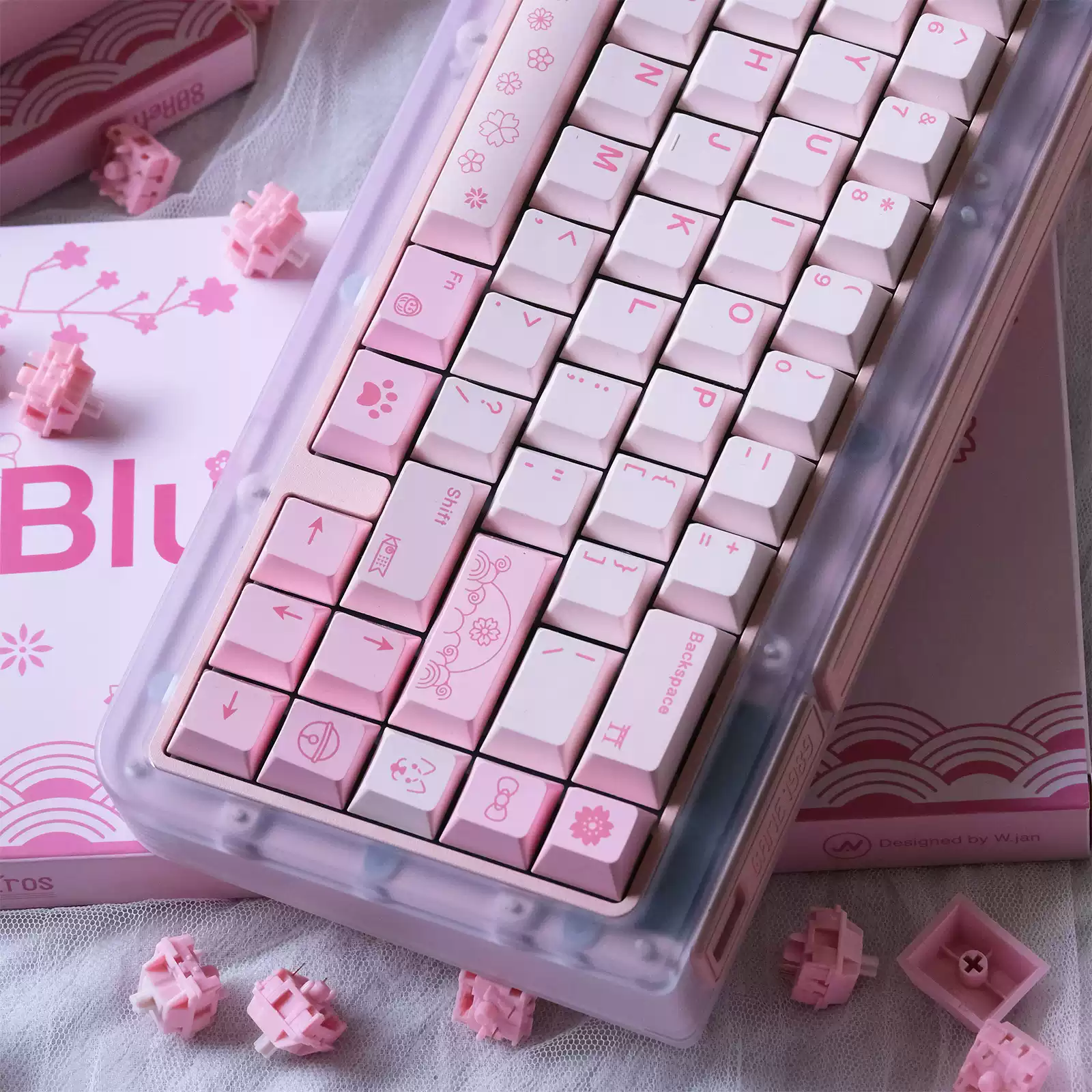 80Retros - Blush 1990s Keycap Set - Image 5
