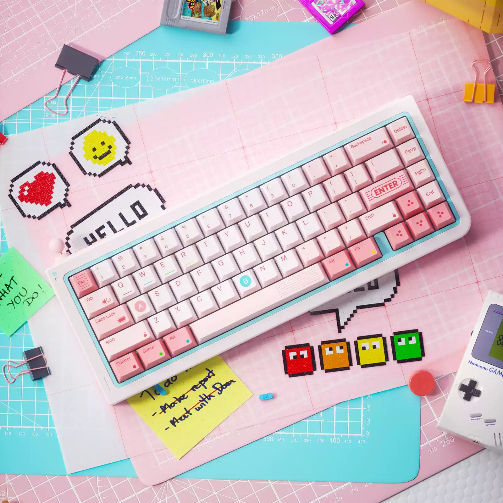 80Retros - Game1989 GB65 – 65% PC DIY Keyboard Kit - Image 9