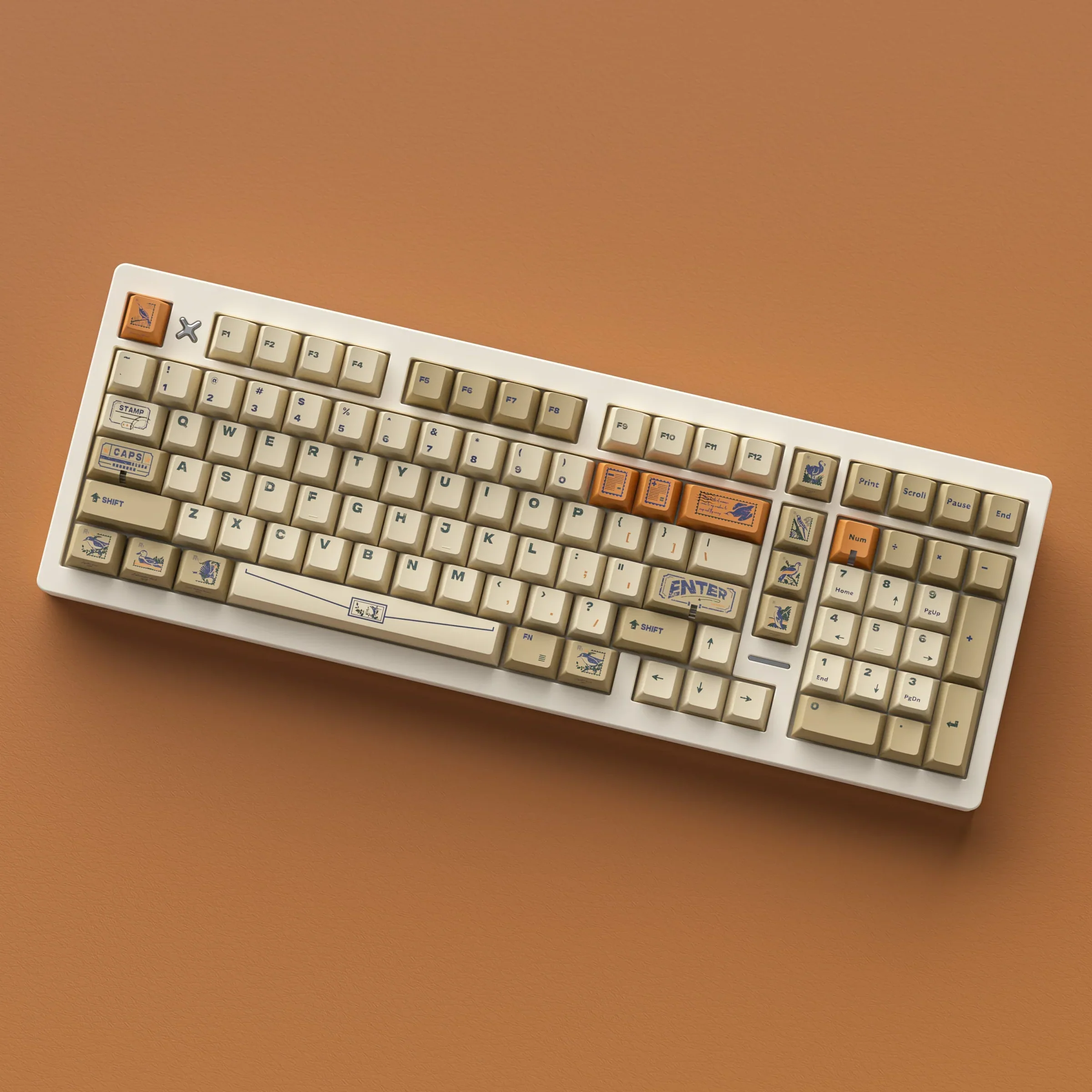 ALOHAKB - Stamp R2 Cherry Profile PBT Dye‑Sub Keycaps Set - Image 12
