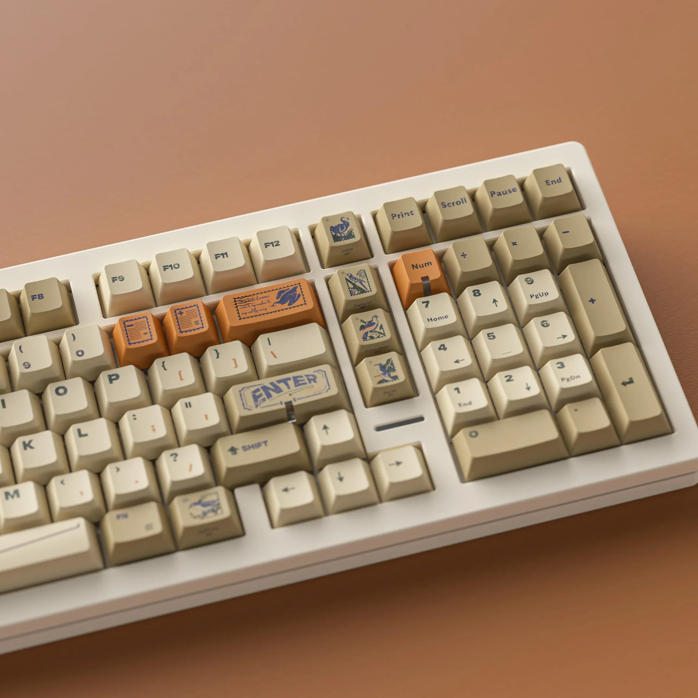 ALOHAKB - Stamp R2 Cherry Profile PBT Dye‑Sub Keycaps Set - Image 13
