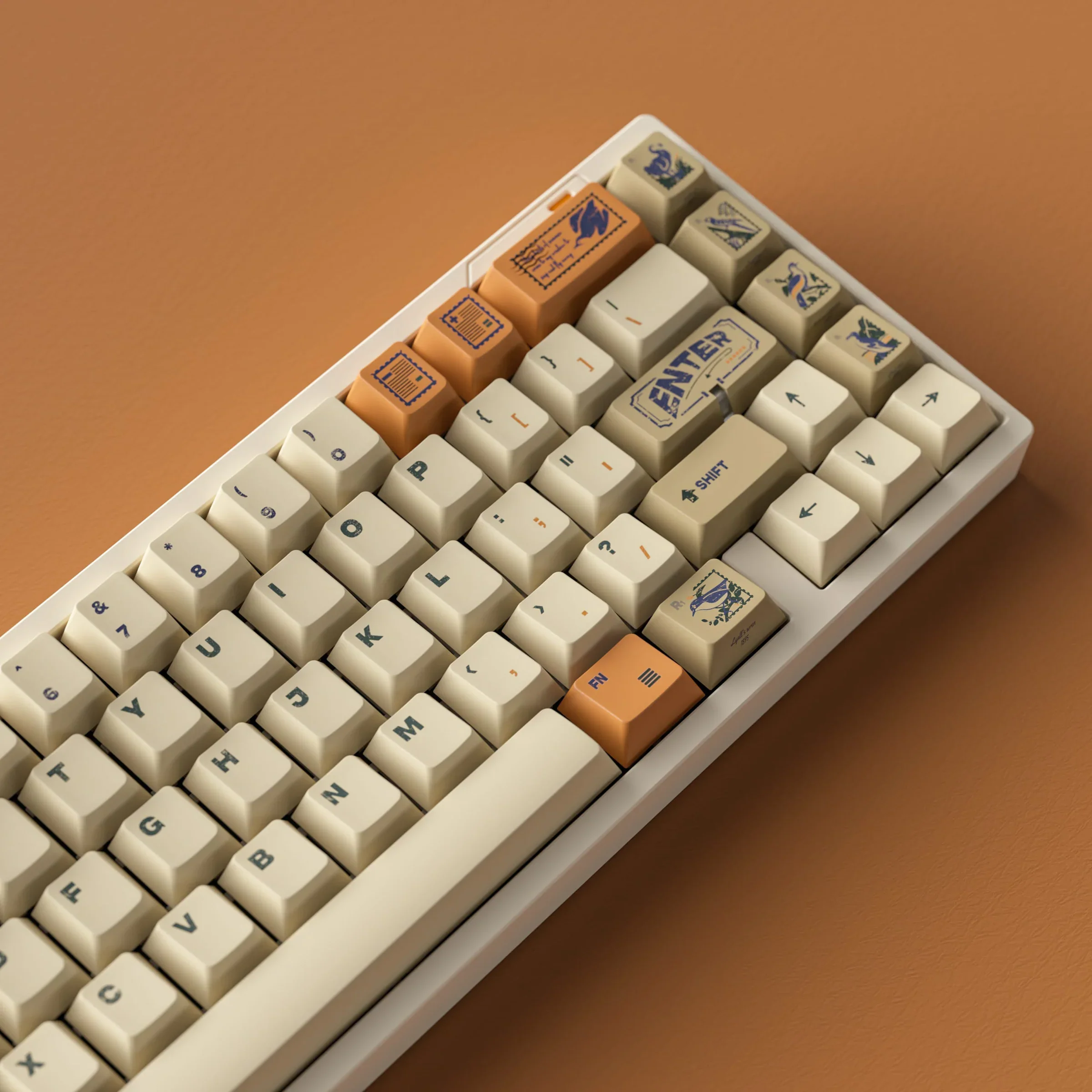 ALOHAKB - Stamp R2 Cherry Profile PBT Dye‑Sub Keycaps Set - Image 16