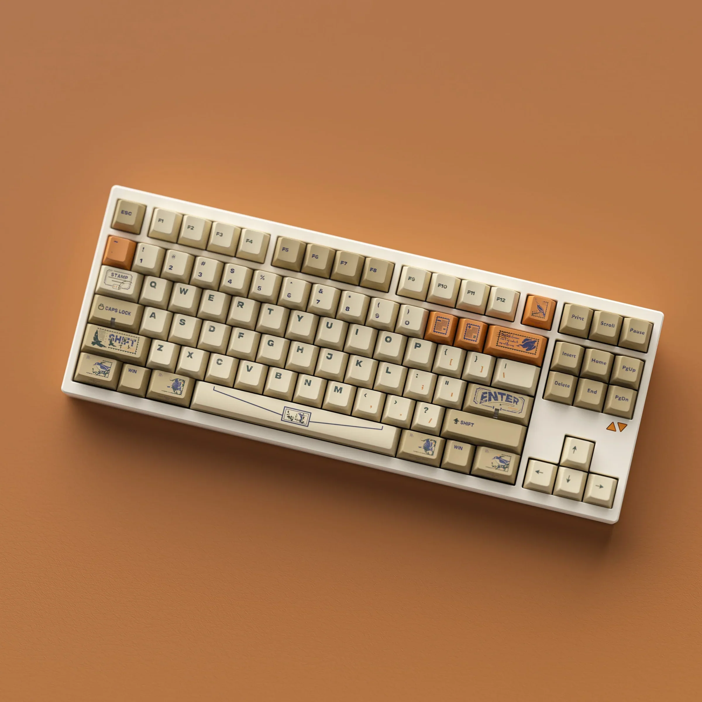 ALOHAKB - Stamp R2 Cherry Profile PBT Dye‑Sub Keycaps Set - Image 3