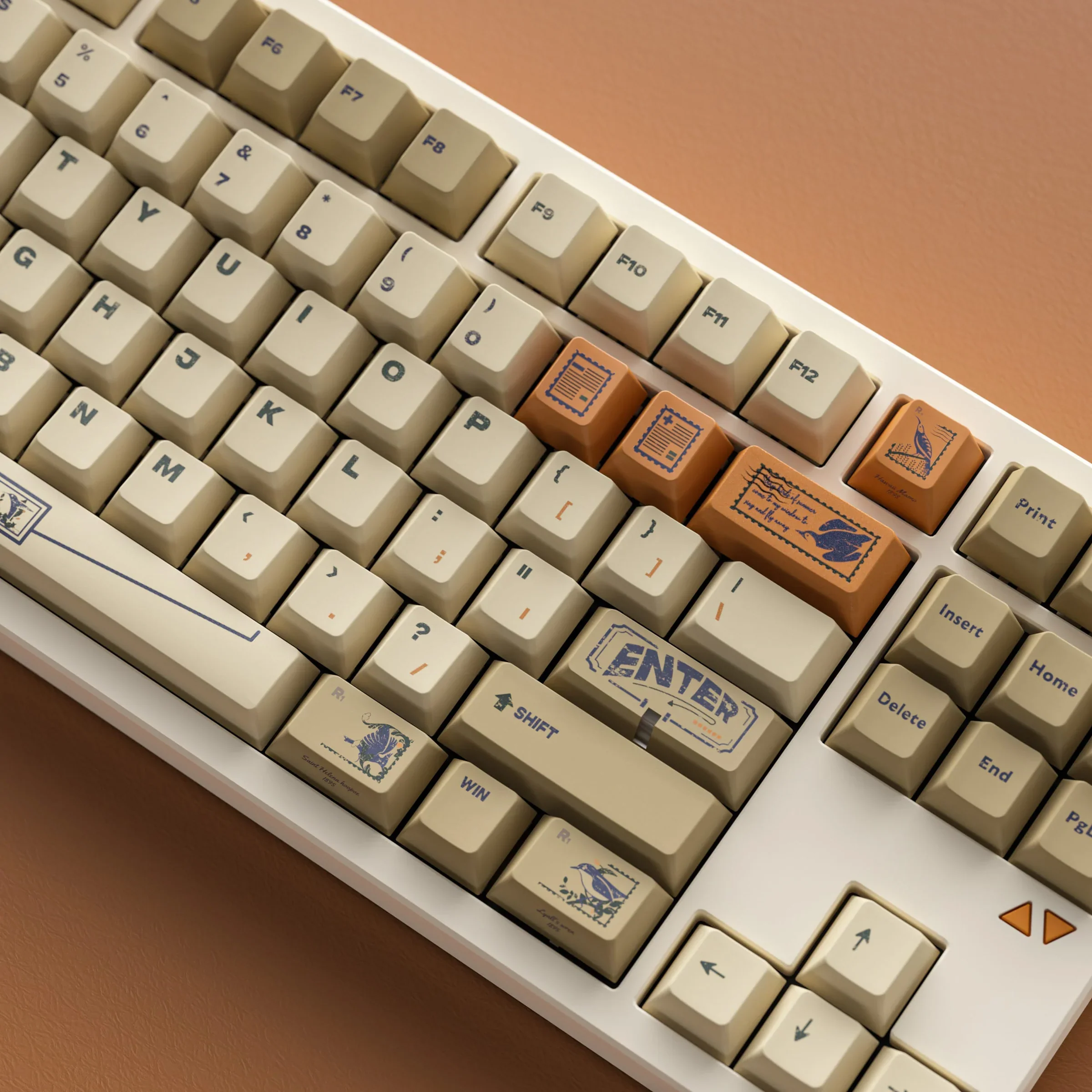 ALOHAKB - Stamp R2 Cherry Profile PBT Dye‑Sub Keycaps Set - Image 7