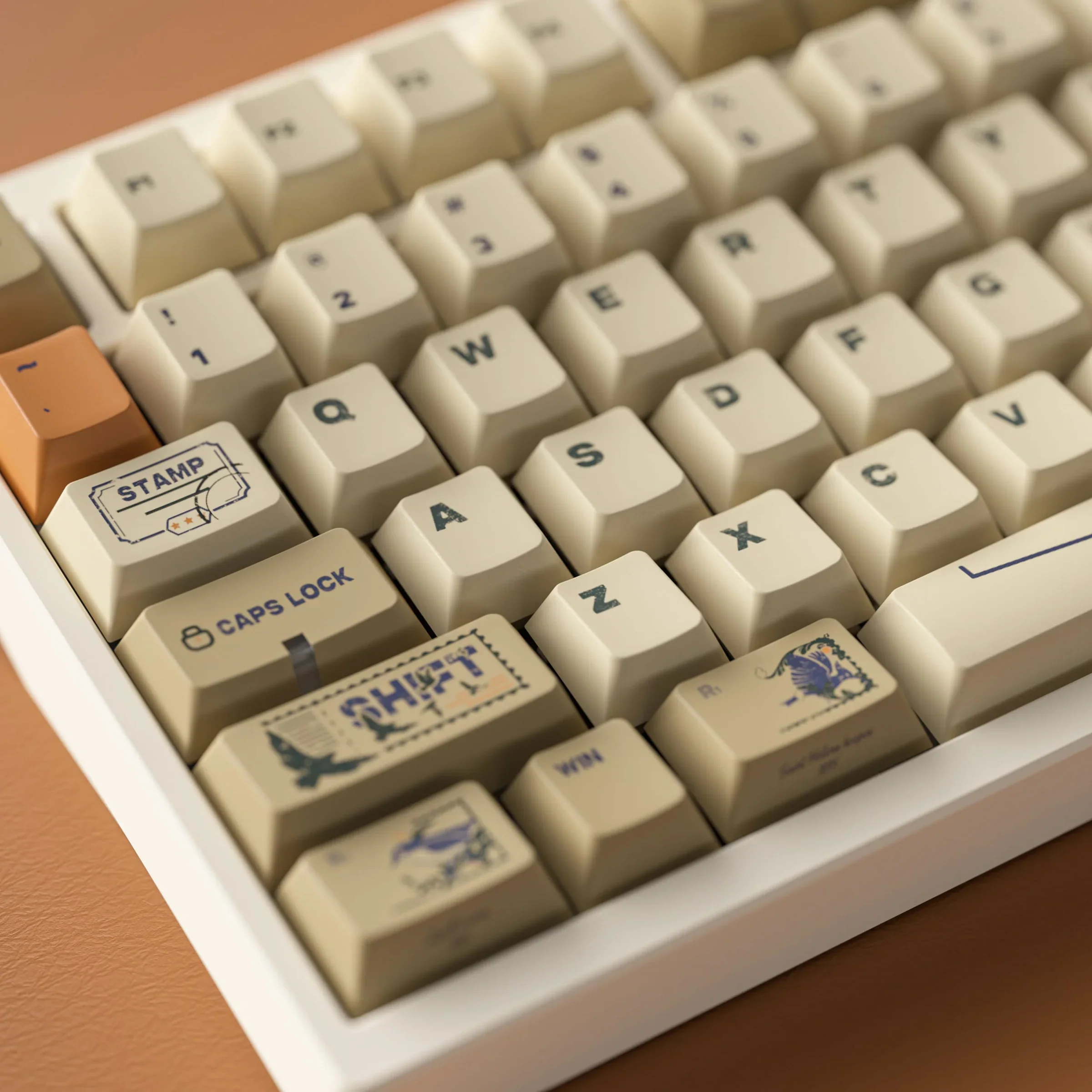 ALOHAKB - Stamp R2 Cherry Profile PBT Dye‑Sub Keycaps Set - Image 8