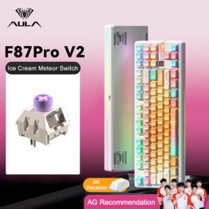 AULA - F87 Pro V2 87% Compact RGB Mechanical Keyboard - Image 9