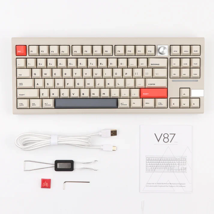 CIDOO V87 Tri-mode TKL Mechanical Keyboard - Image 10