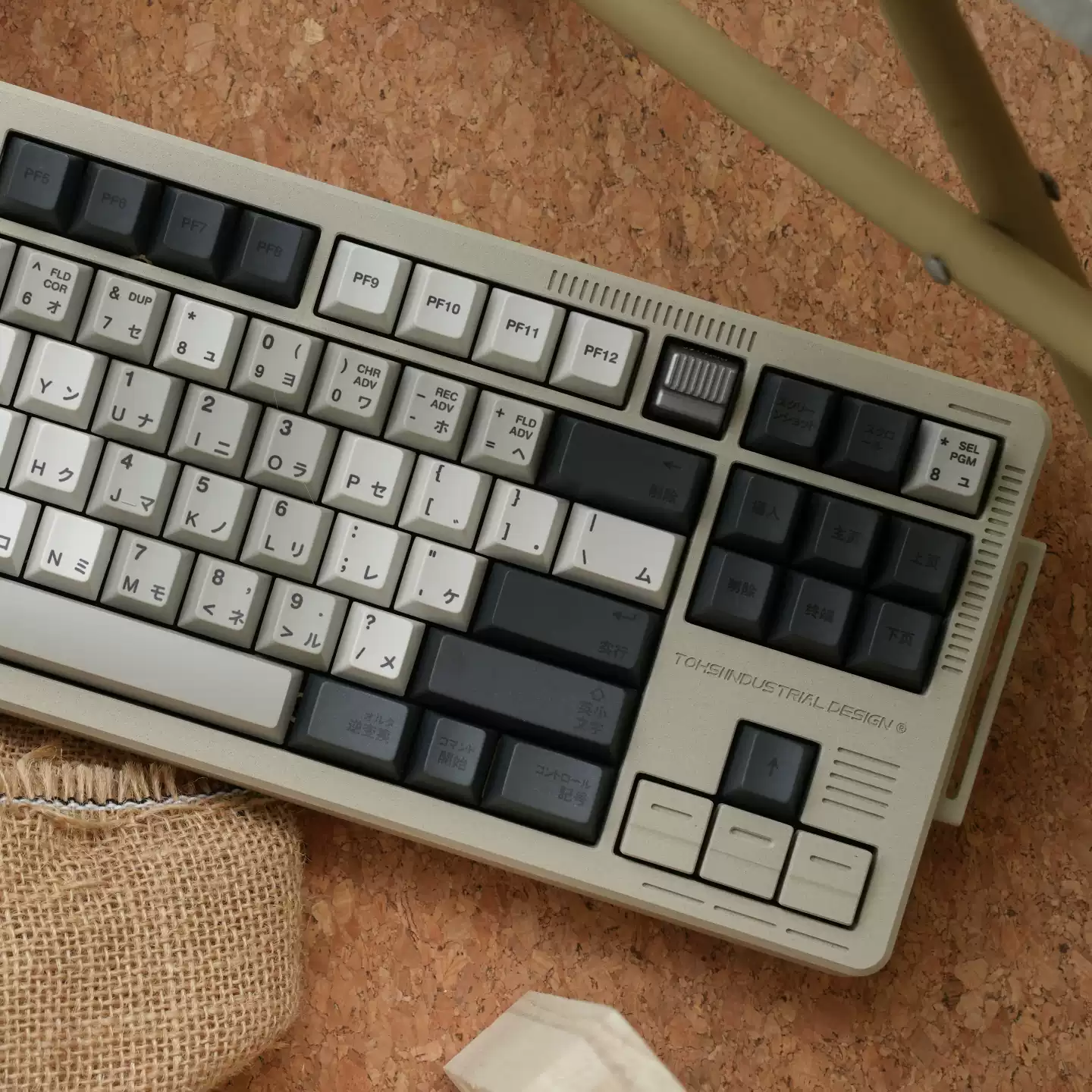 FBB - FK201 Retro Style PBT ANSI/ISO Keycap Set – Japanese Katakana N9 9009 - Image 4