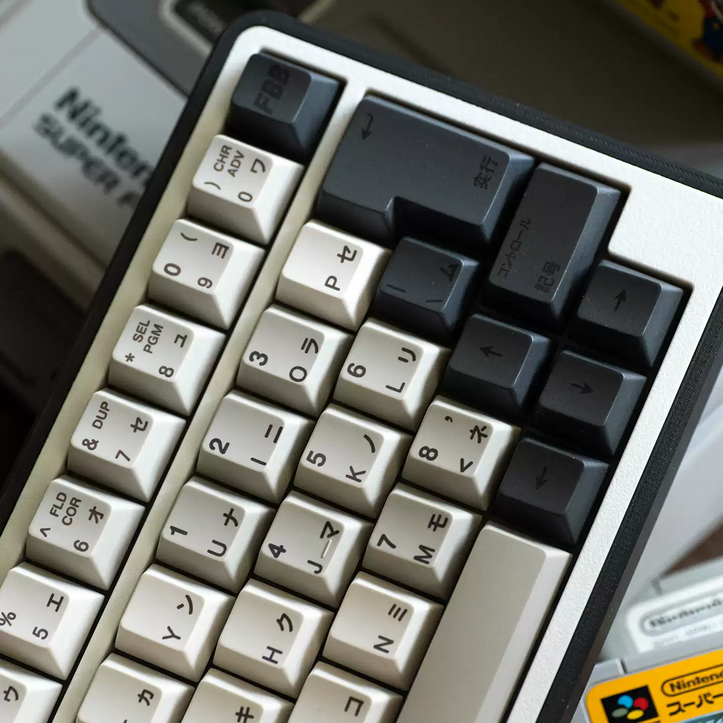 FBB - FK201 Retro Style PBT ANSI/ISO Keycap Set – Japanese Katakana N9 9009 - Image 5