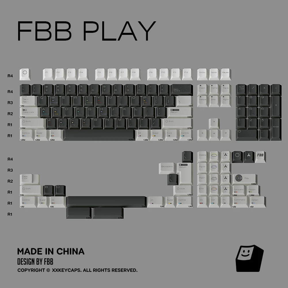 FBB - Play Minimalist PBT Dye-Sub Keycap Set - Image 6