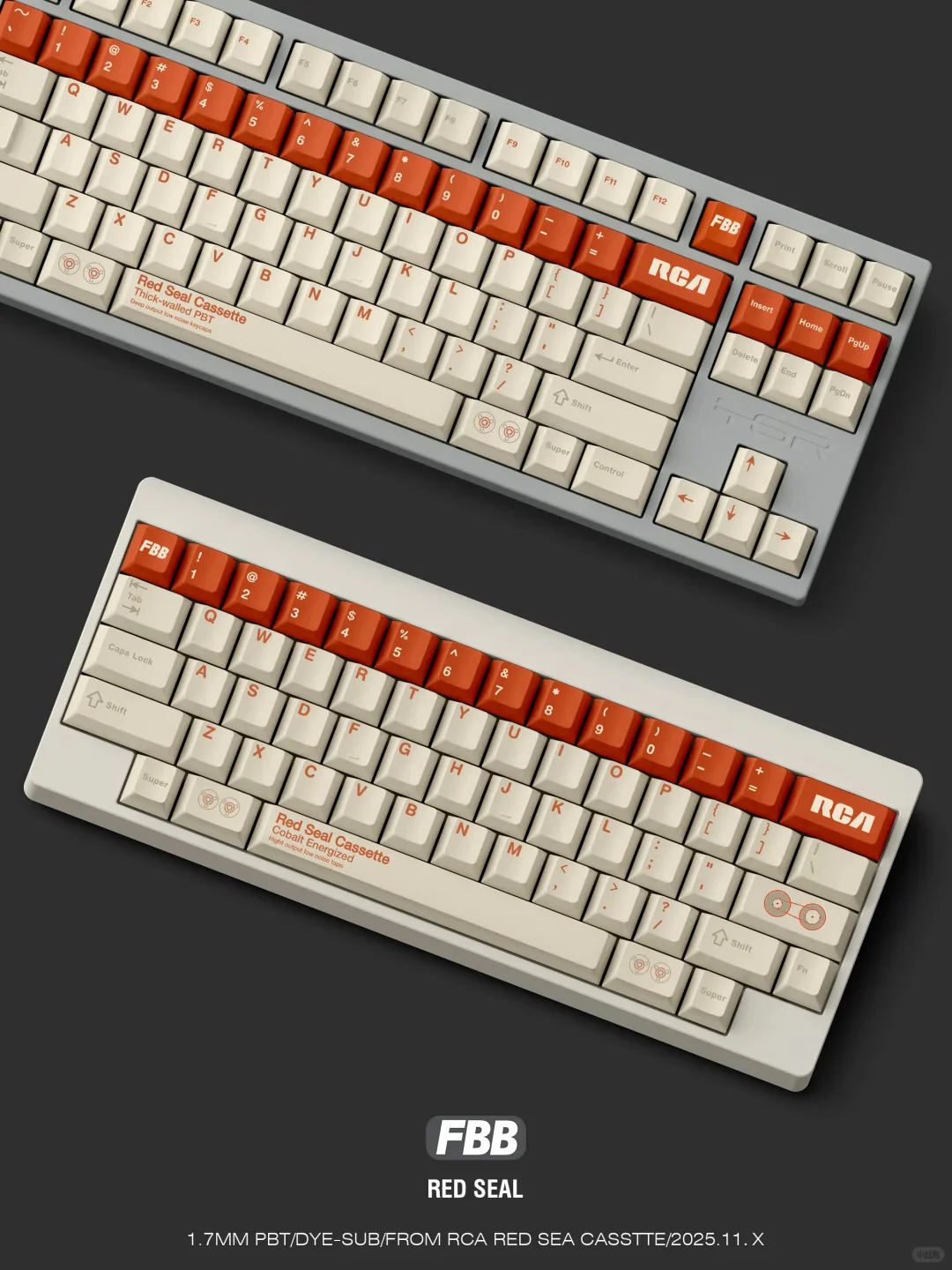 FBB - Red Seal (Magic Rice) Original ISO/ANSI Keycap Set - Image 4