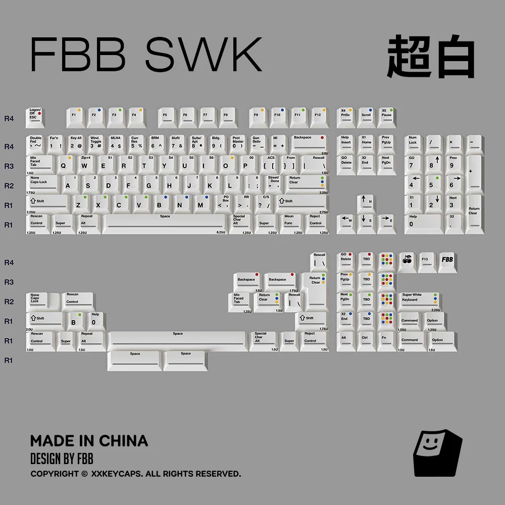 FBB - SWK/SBK ANSI/ISO Keycap Set - Image 7