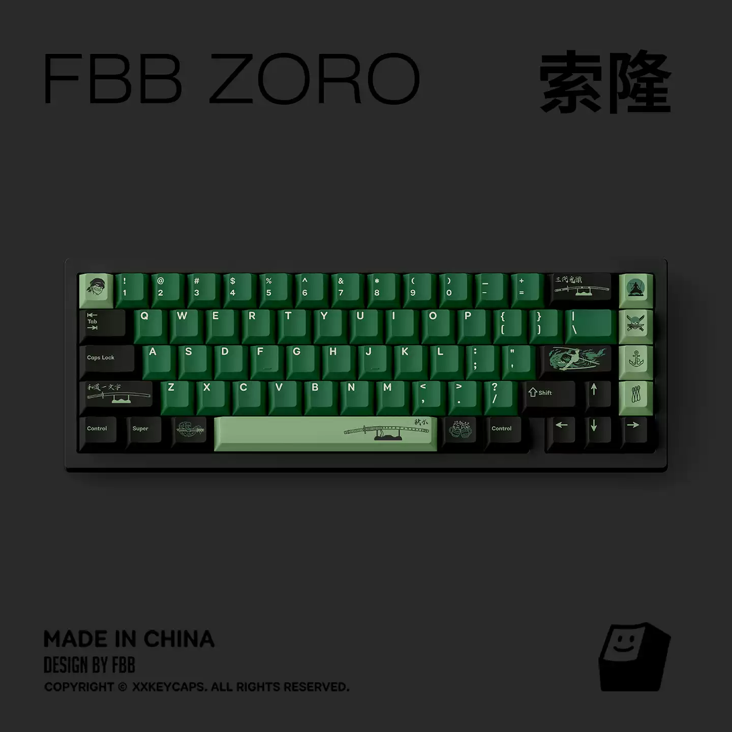 FBB - Zoro ANSI/ISO Keycap Set - Image 3
