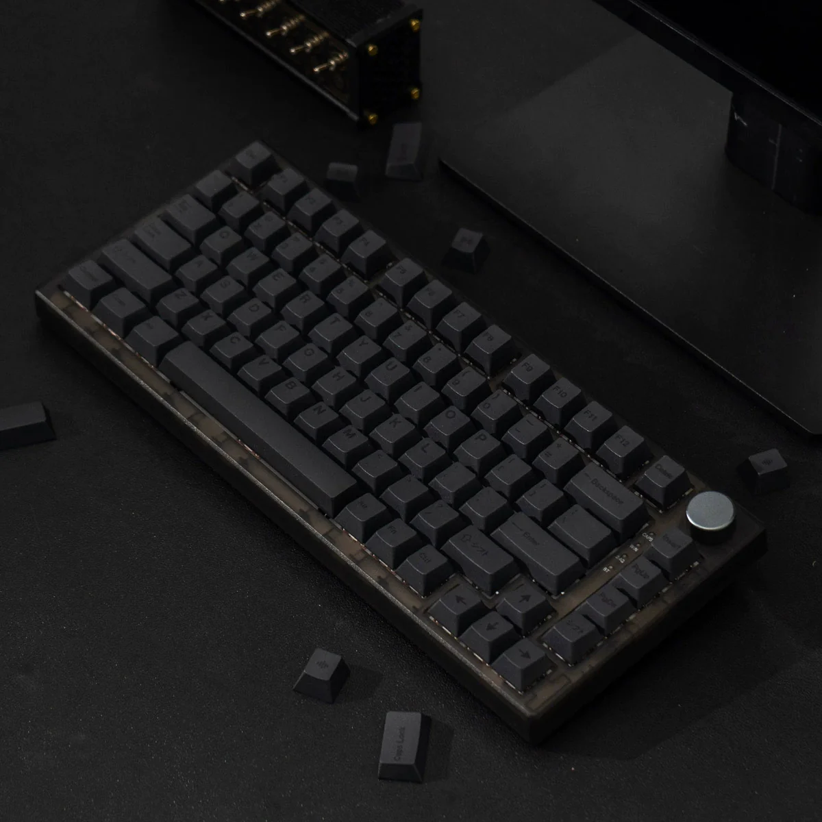 Full Black – 144-Key Cherry Profile ANSI/ISO Keycap Set - Image 6