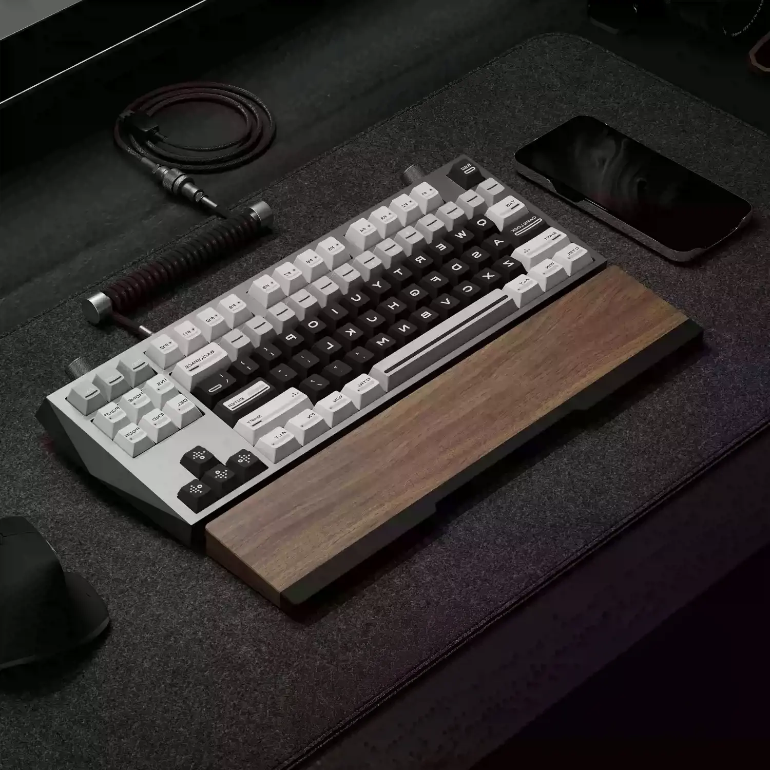 GWANG - Black Walnut & Purple Sandalwood Wooden Wrist Rest - Image 7