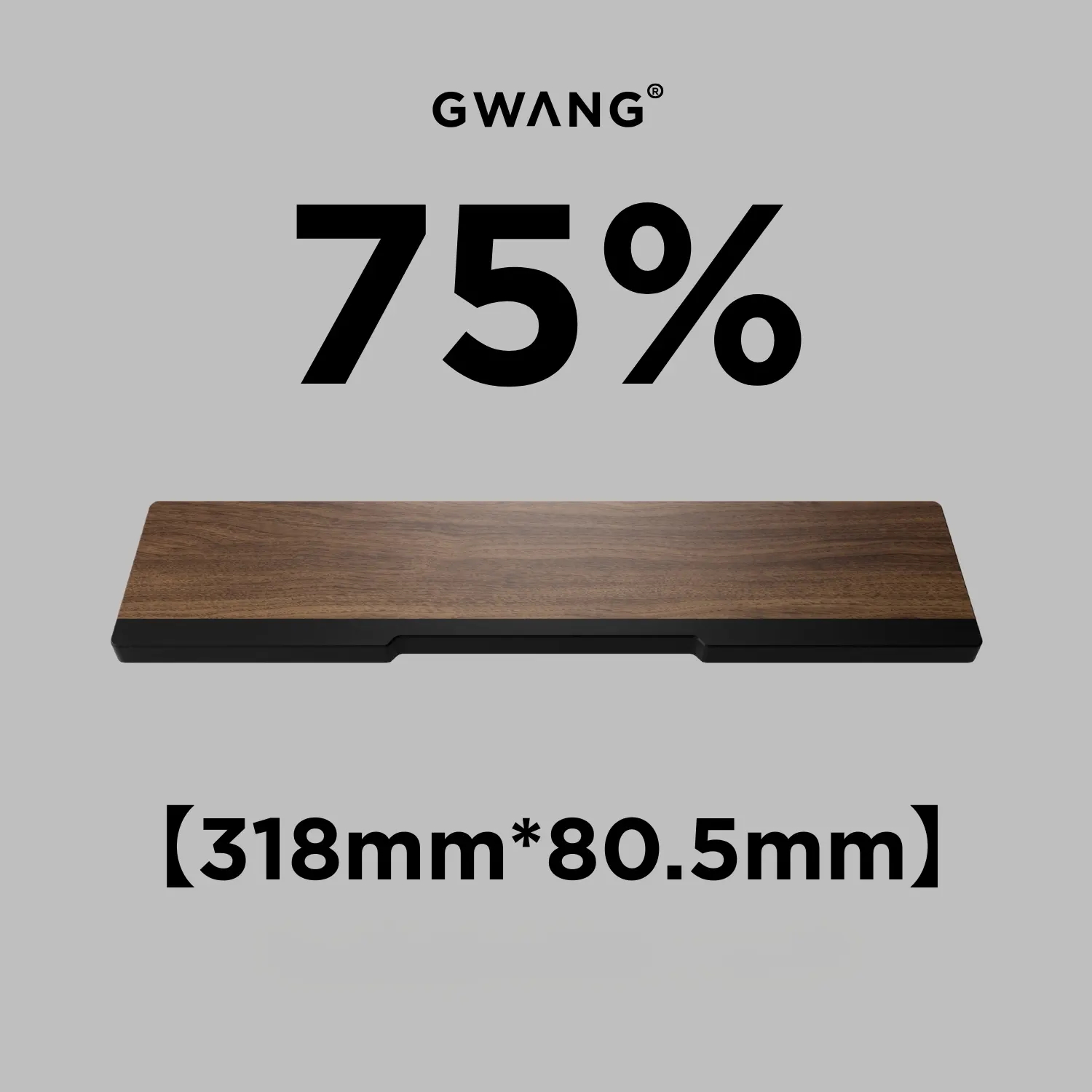 GWANG - Black Walnut & Purple Sandalwood Wooden Wrist Rest - Image 8
