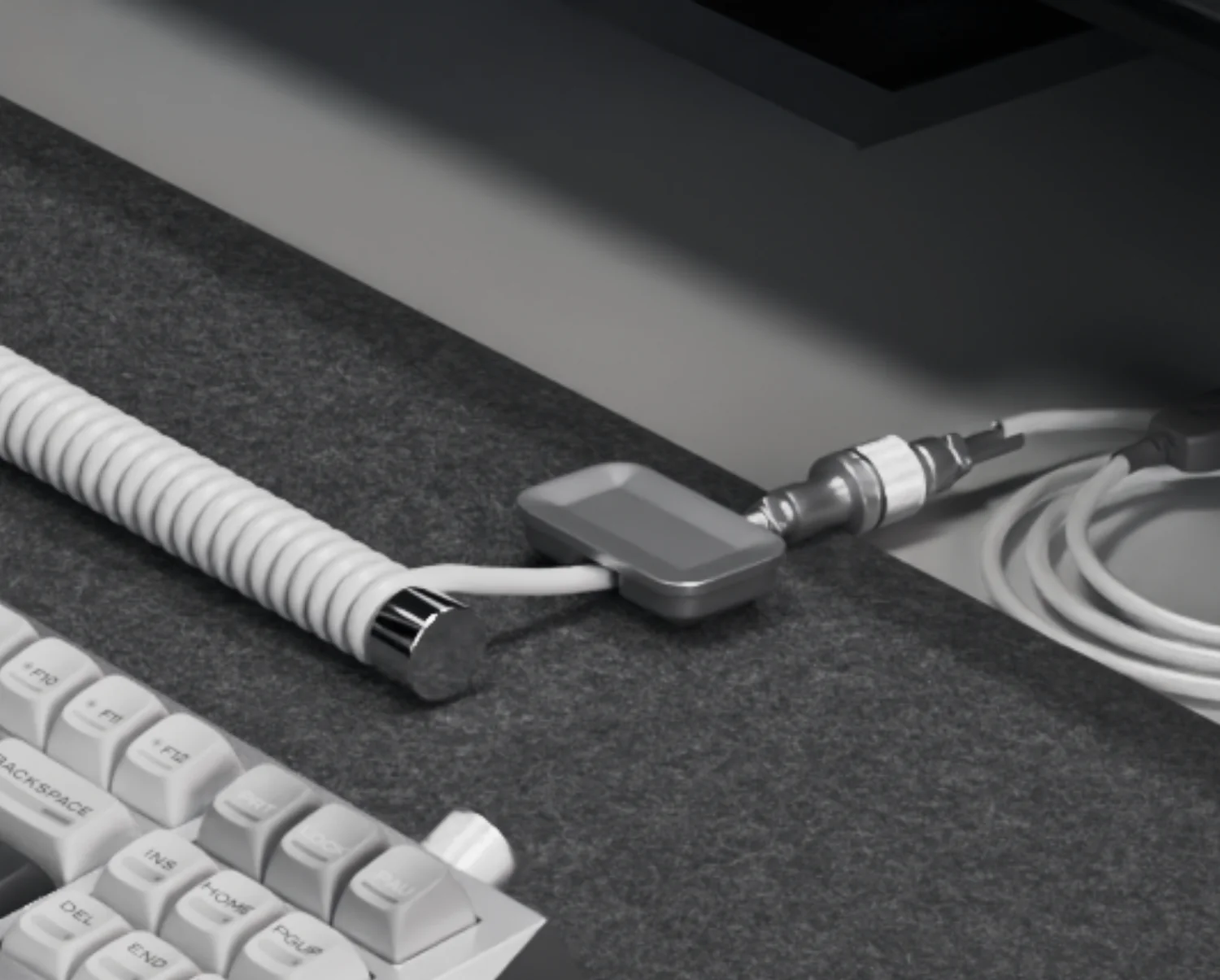 Gwang - Felt Surface Desk Mat with Accessories - Image 3