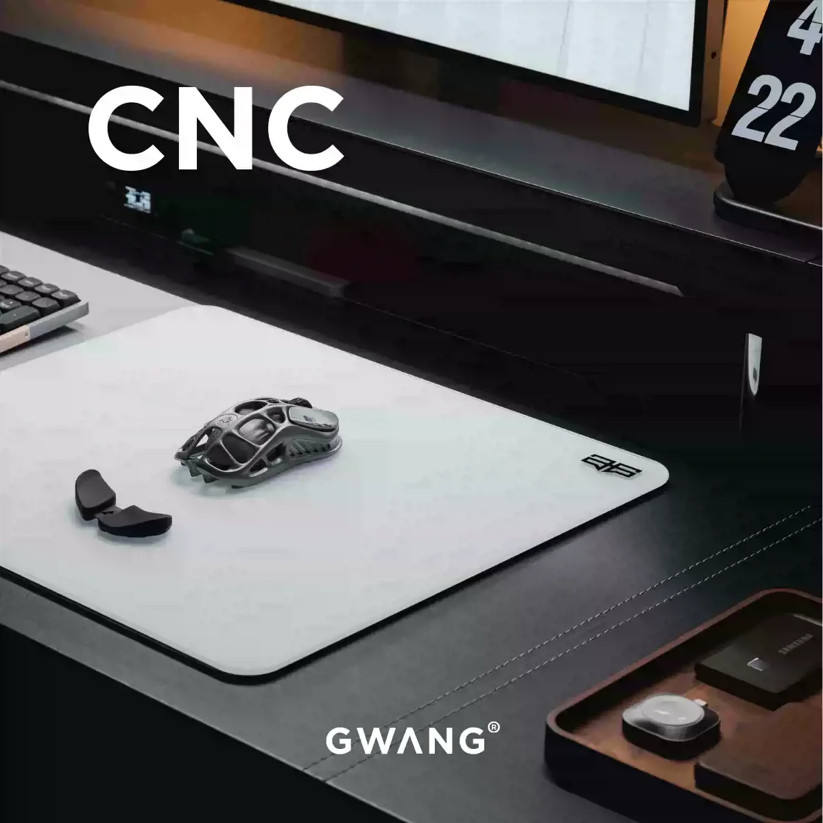 GWANG - Lumen Tempered Glass E-Sports FPS Mouse Pad - Image 3