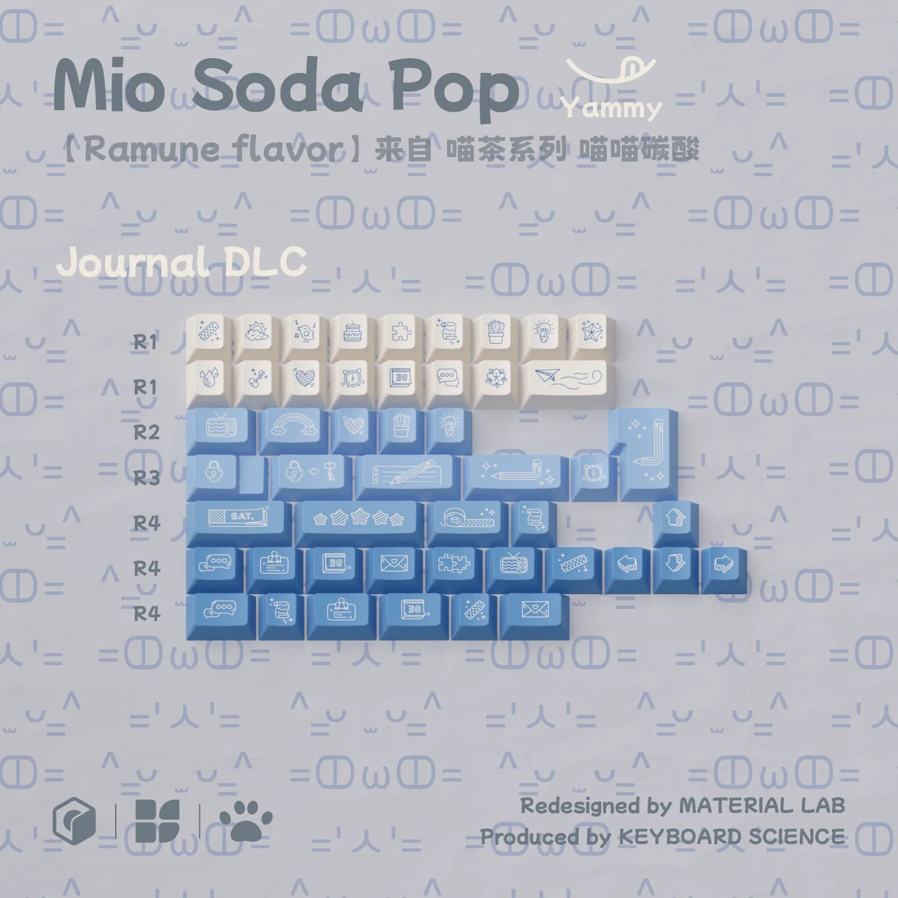 Keyboard Science - Mio Soda Pop Keycap Set - Image 13