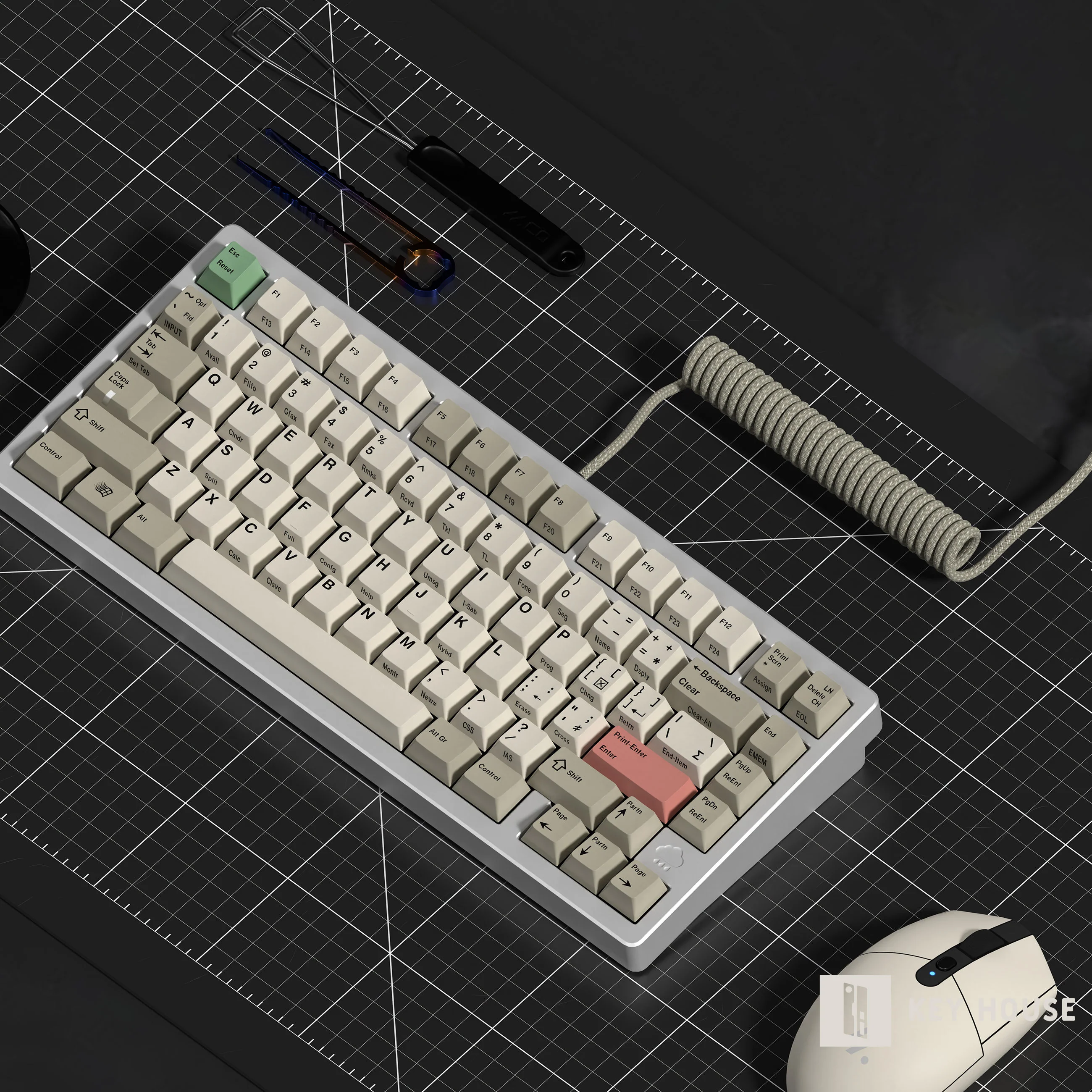 Keyhouse - 9009 Retro PBT Dye-Sub Keycaps - Image 6