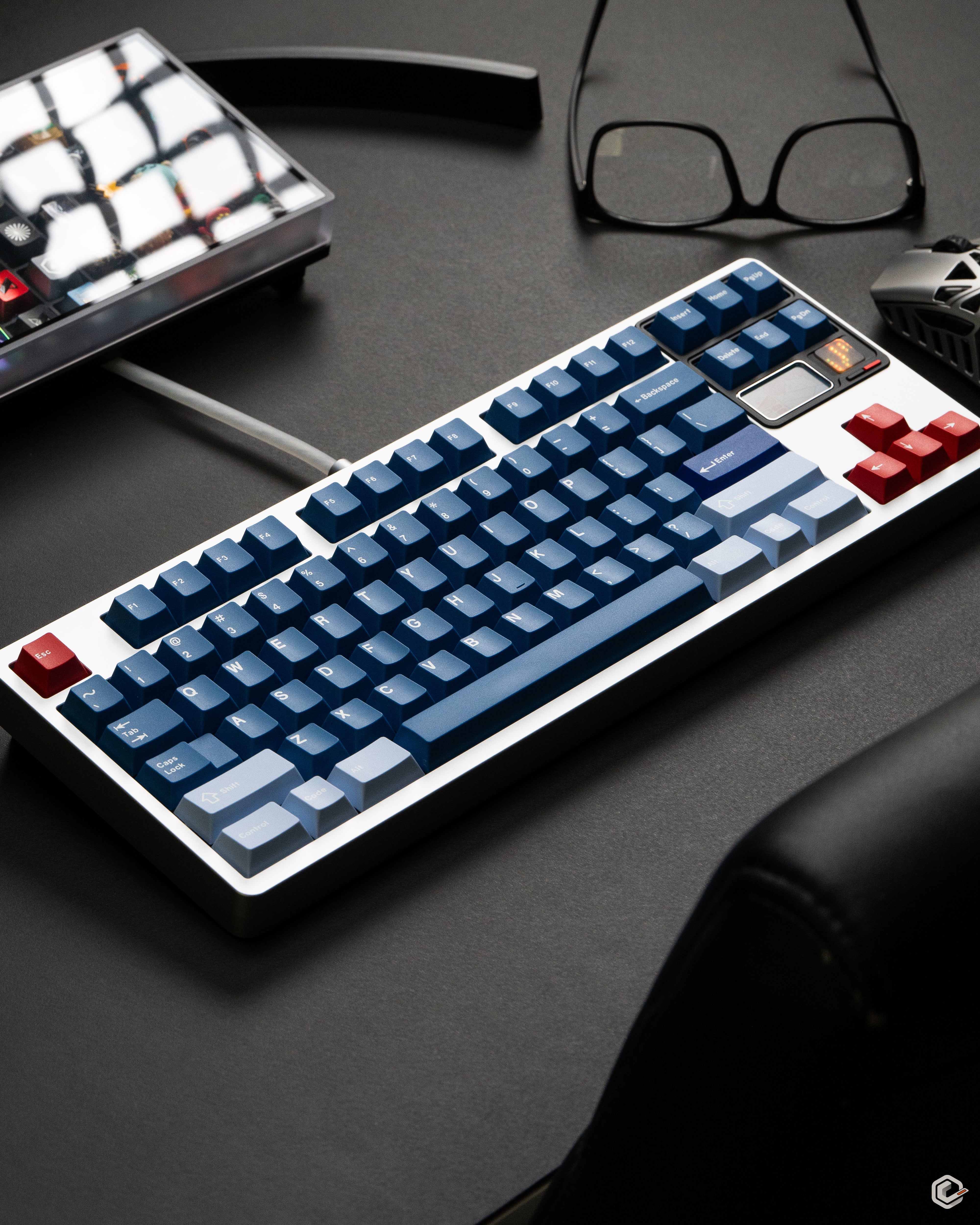 Keykobo - R-W-B ABS Double-Shot ANSI/ISO Keycap Set - Image 11