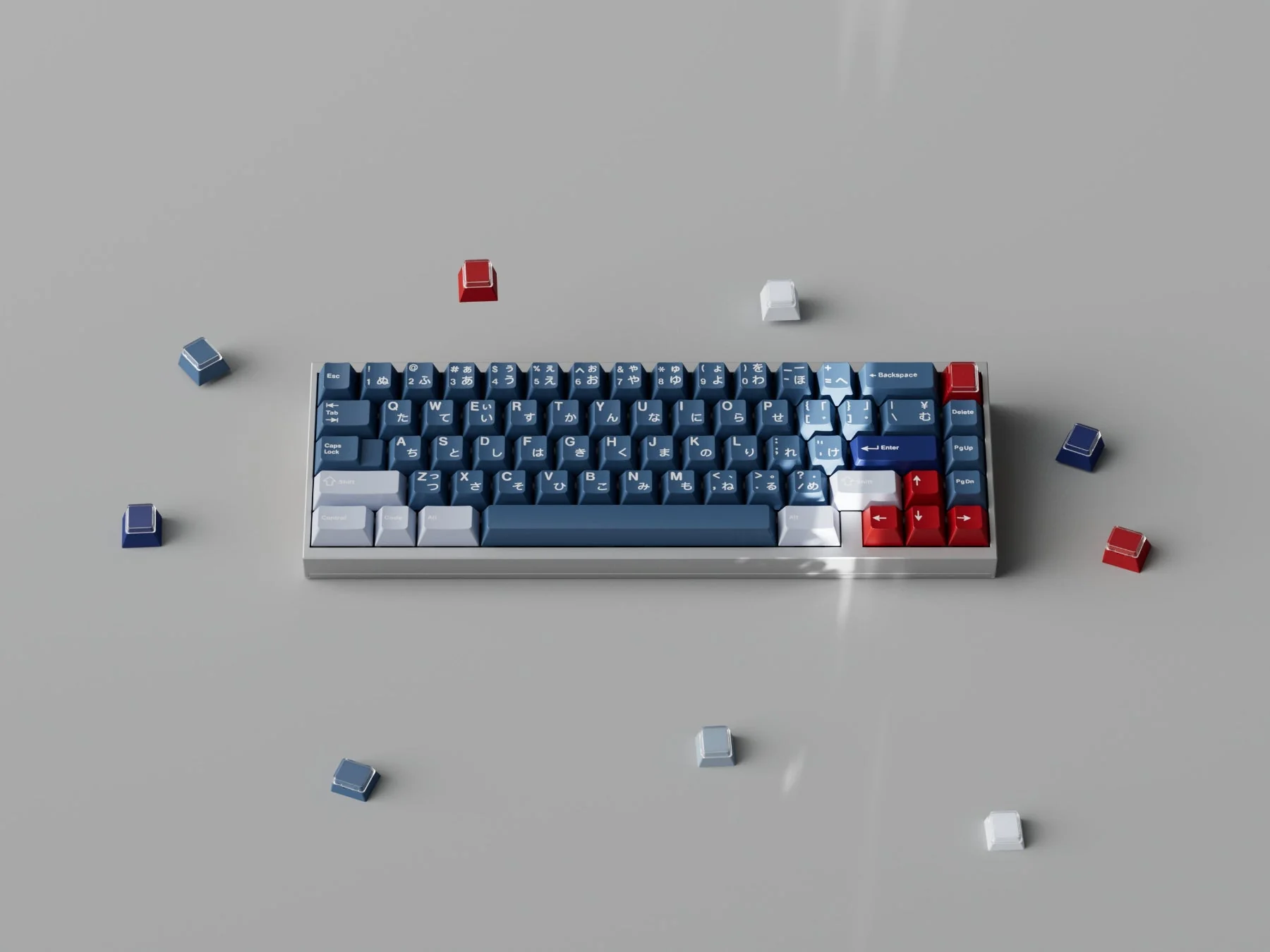 Keykobo - R-W-B ABS Double-Shot ANSI/ISO Keycap Set - Image 19