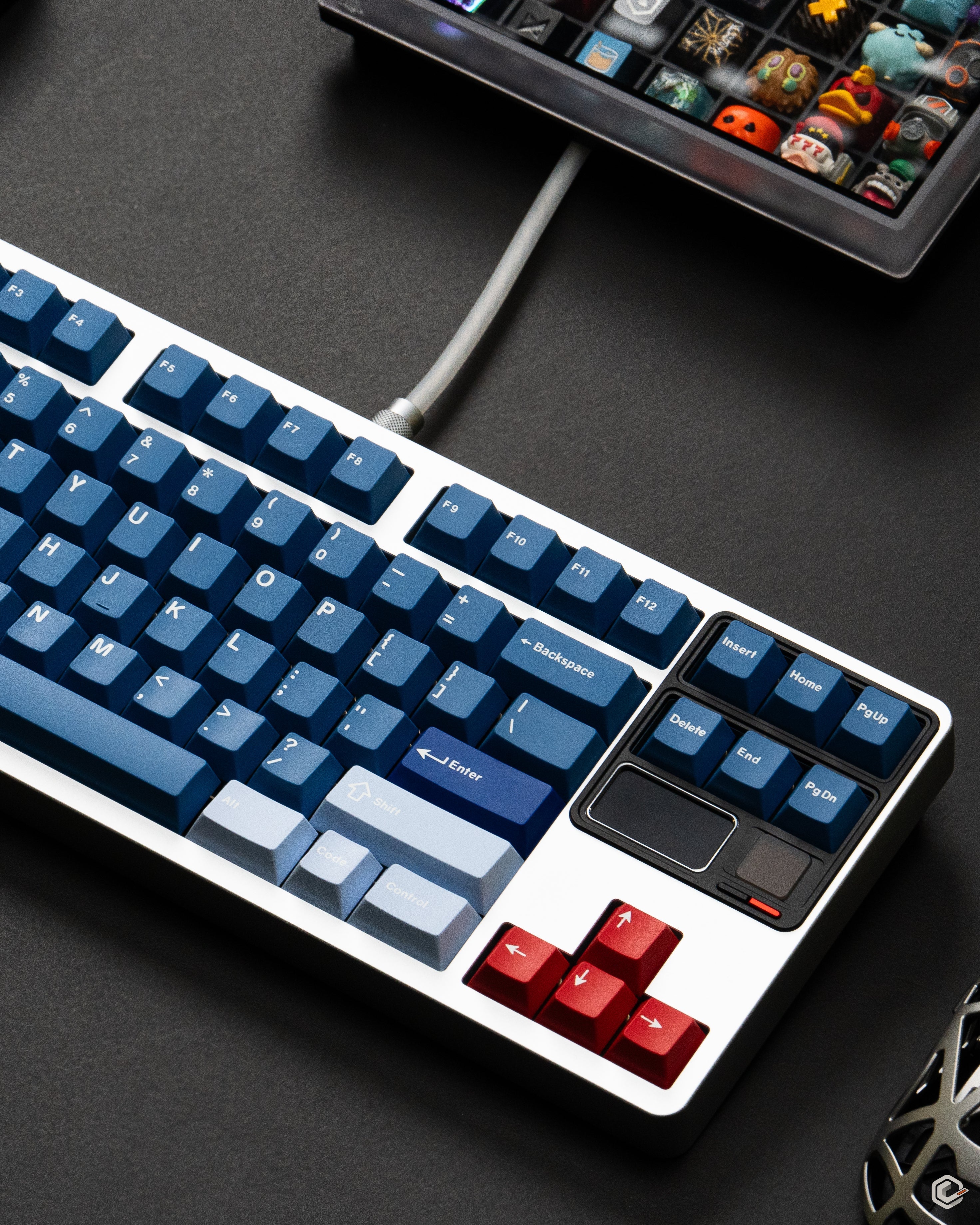 Keykobo - R-W-B ABS Double-Shot ANSI/ISO Keycap Set - Image 4