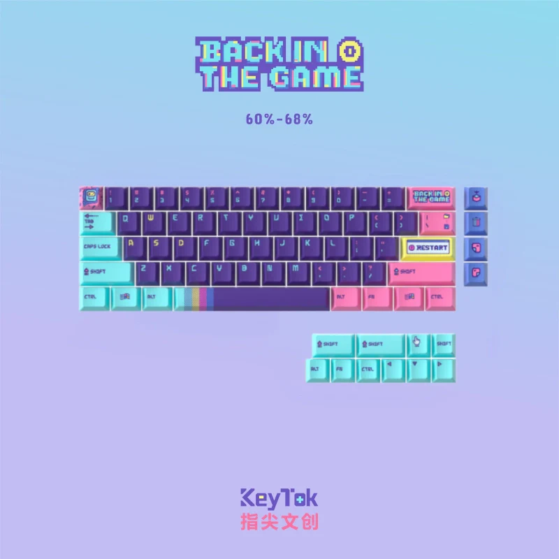 Keytok - Cherry Back in the Game Keycap Set - Image 7