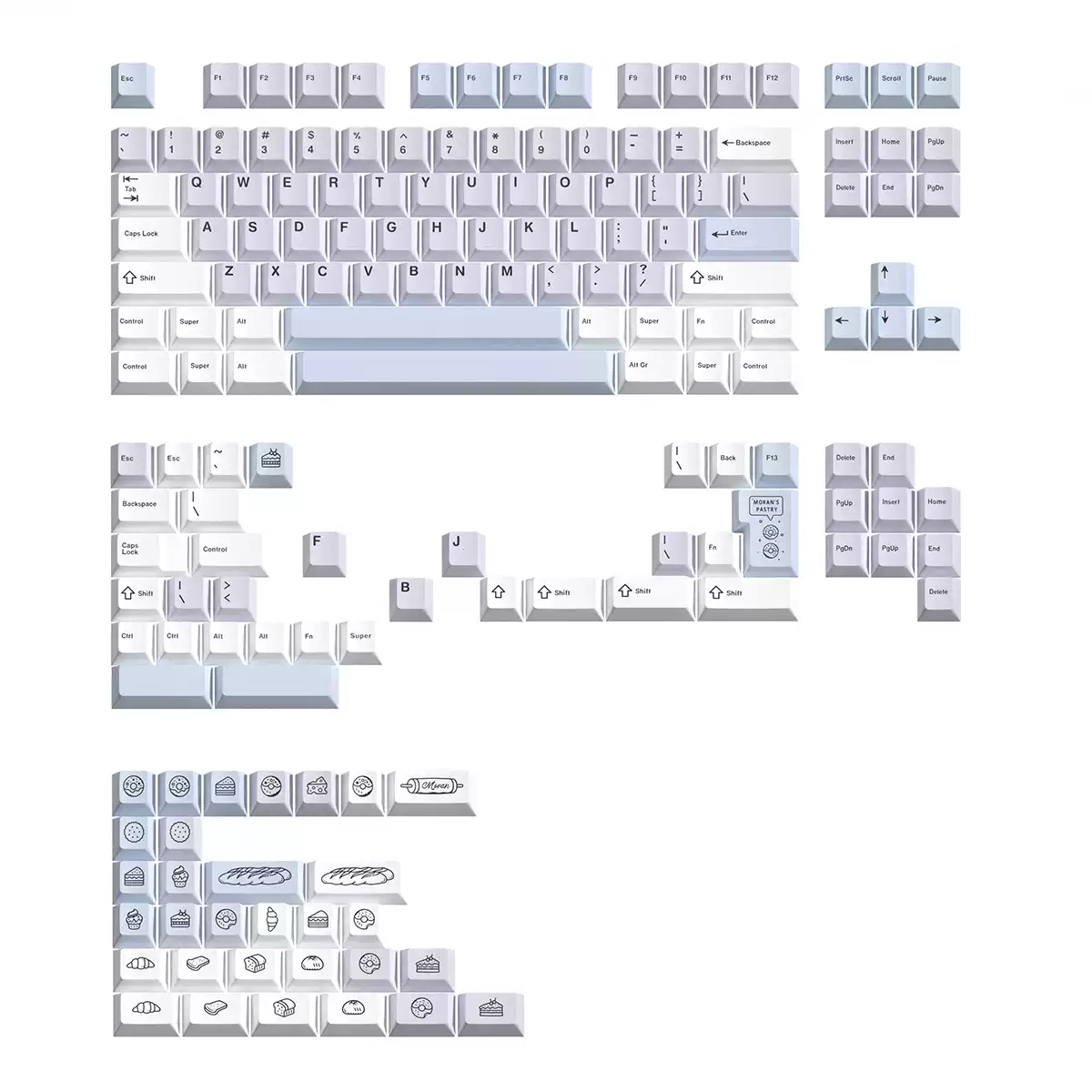 Lumokeys - Moran Pastry PBT Keycap Set - Image 9