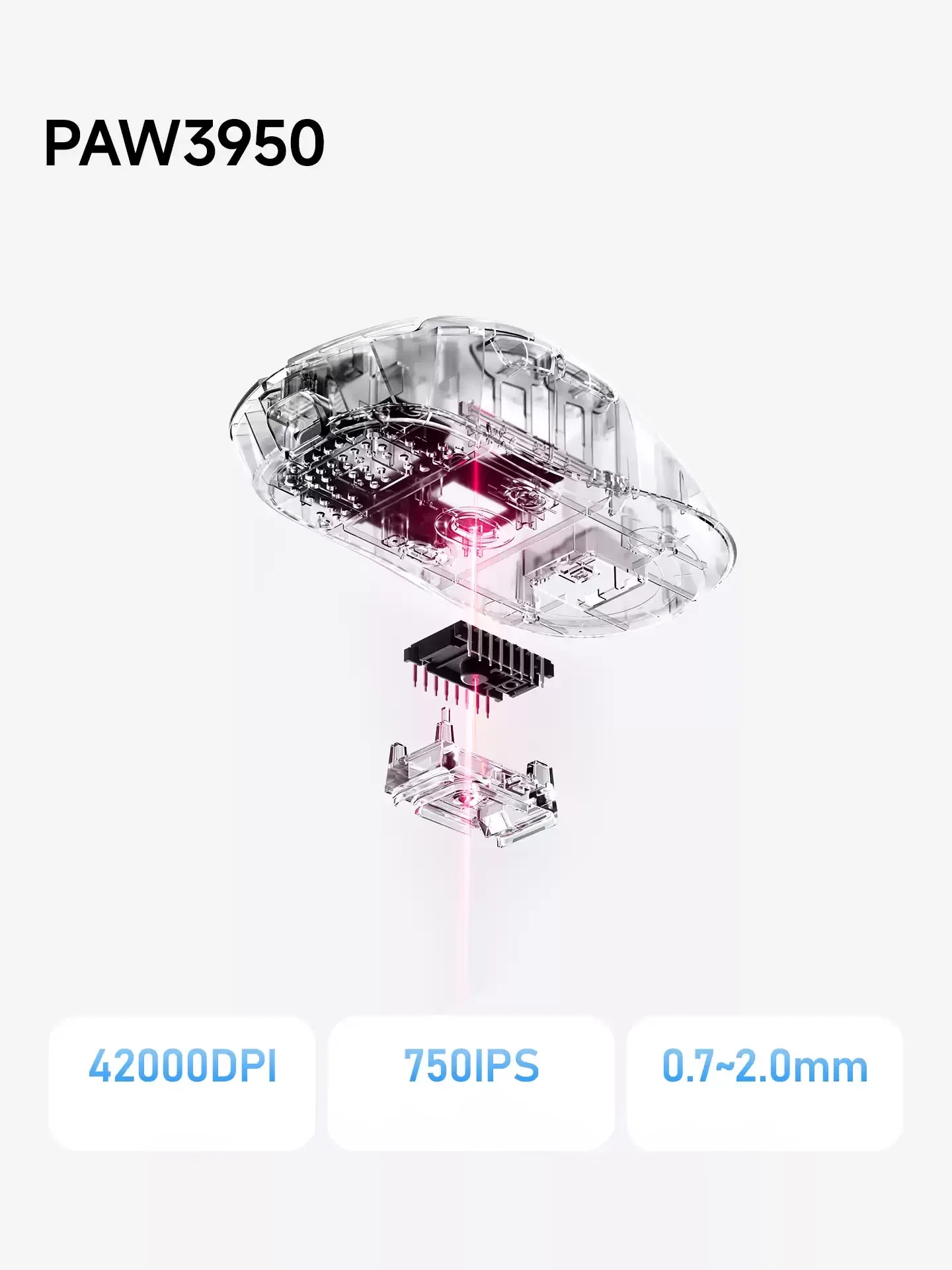 MCHOSE - A7 Ultra (RE) Tri-Mode Wireless Gaming Mouse - Image 7