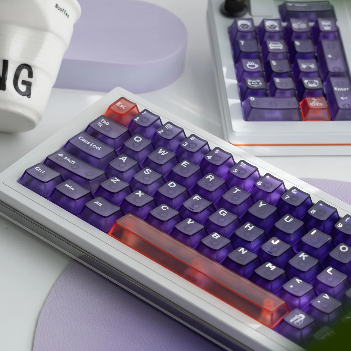 Morning C / Night A Fog-Through - 150 PC ISO/ANSI Keycap Set - Image 4