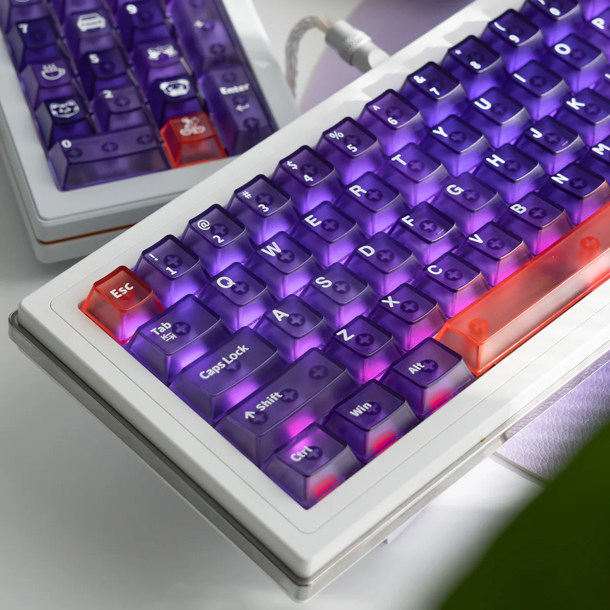 Morning C / Night A Fog-Through - 150 PC ISO/ANSI Keycap Set - Image 5