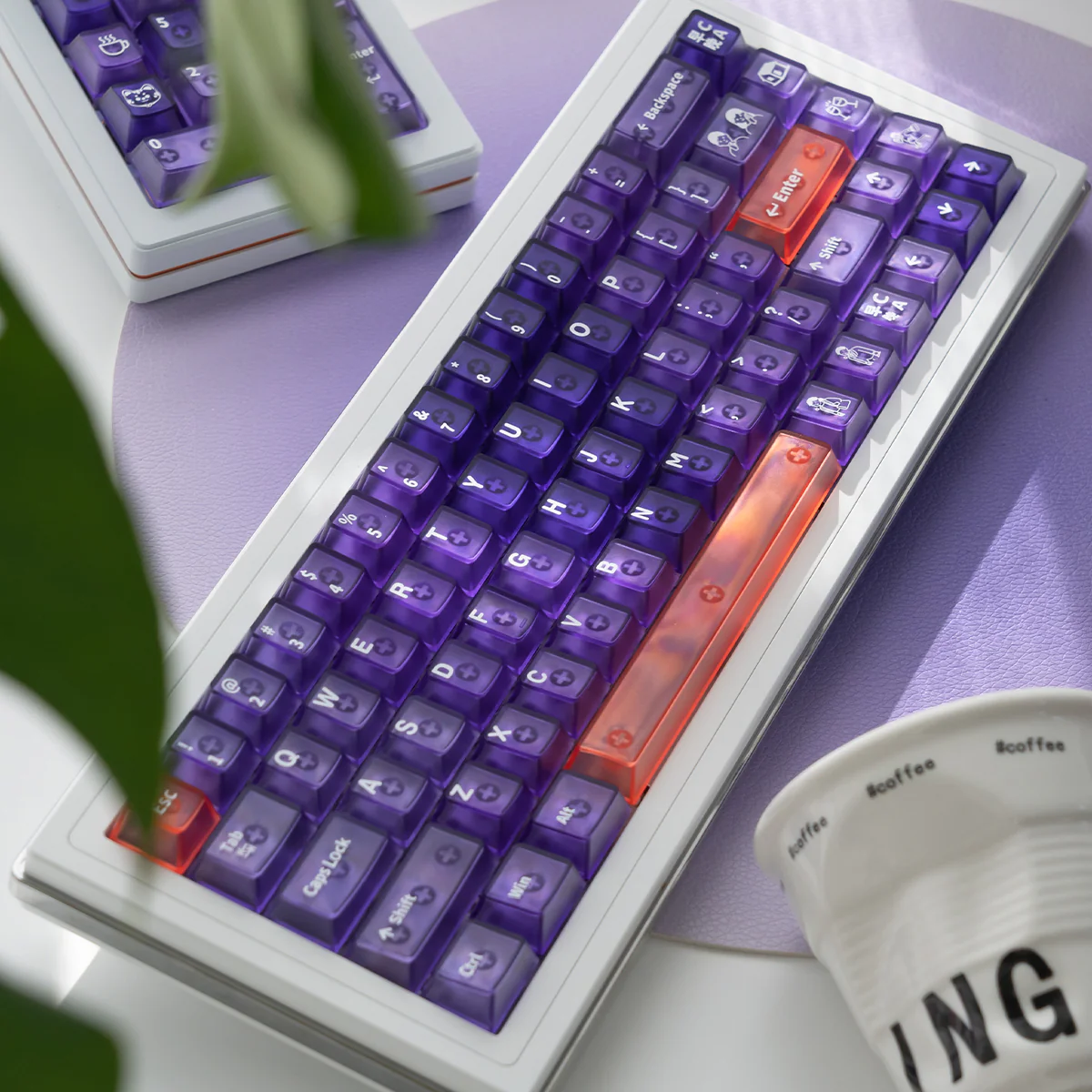 Morning C / Night A Fog-Through - 150 PC ISO/ANSI Keycap Set - Image 6