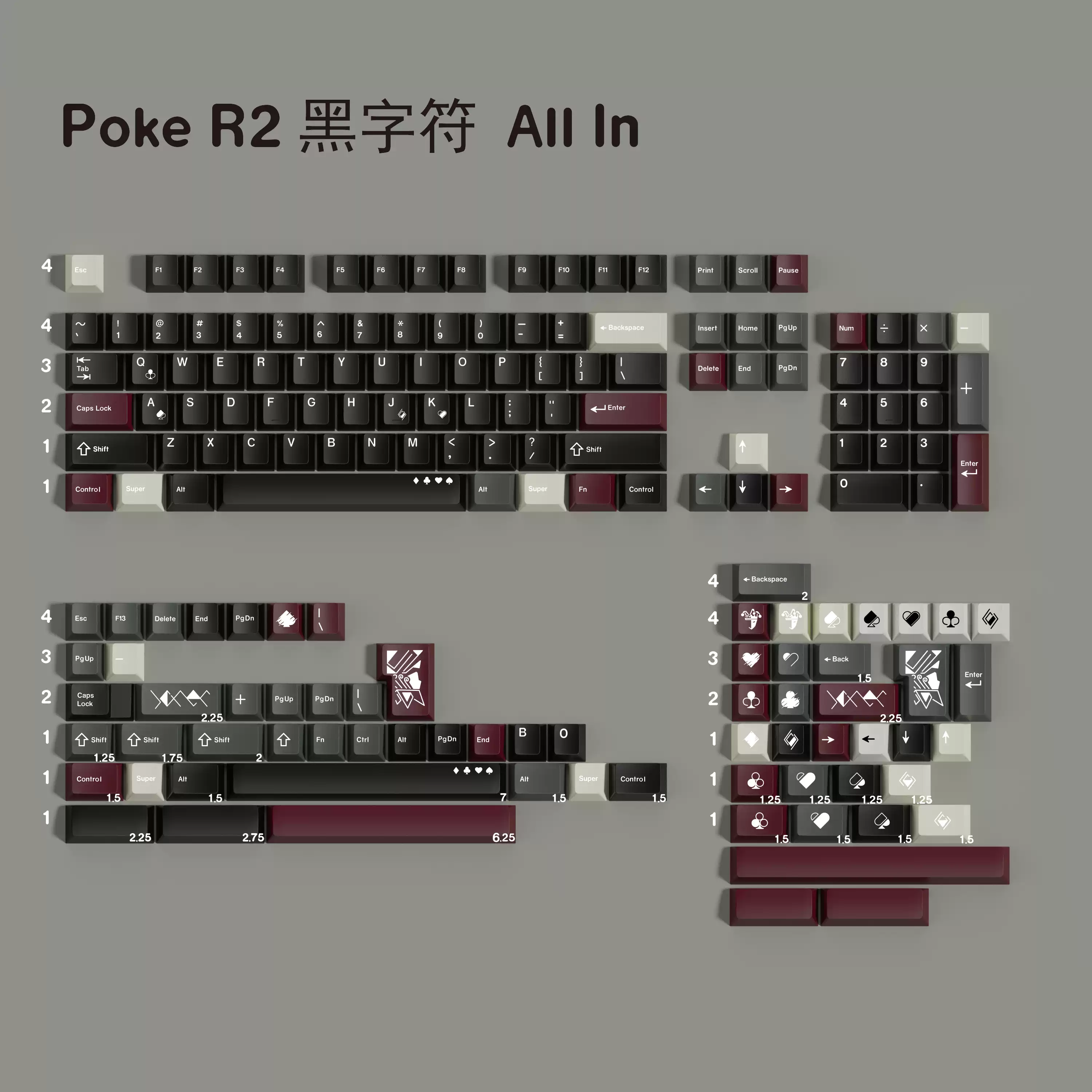 MWK - Poker R2 Keycap Set - Image 10