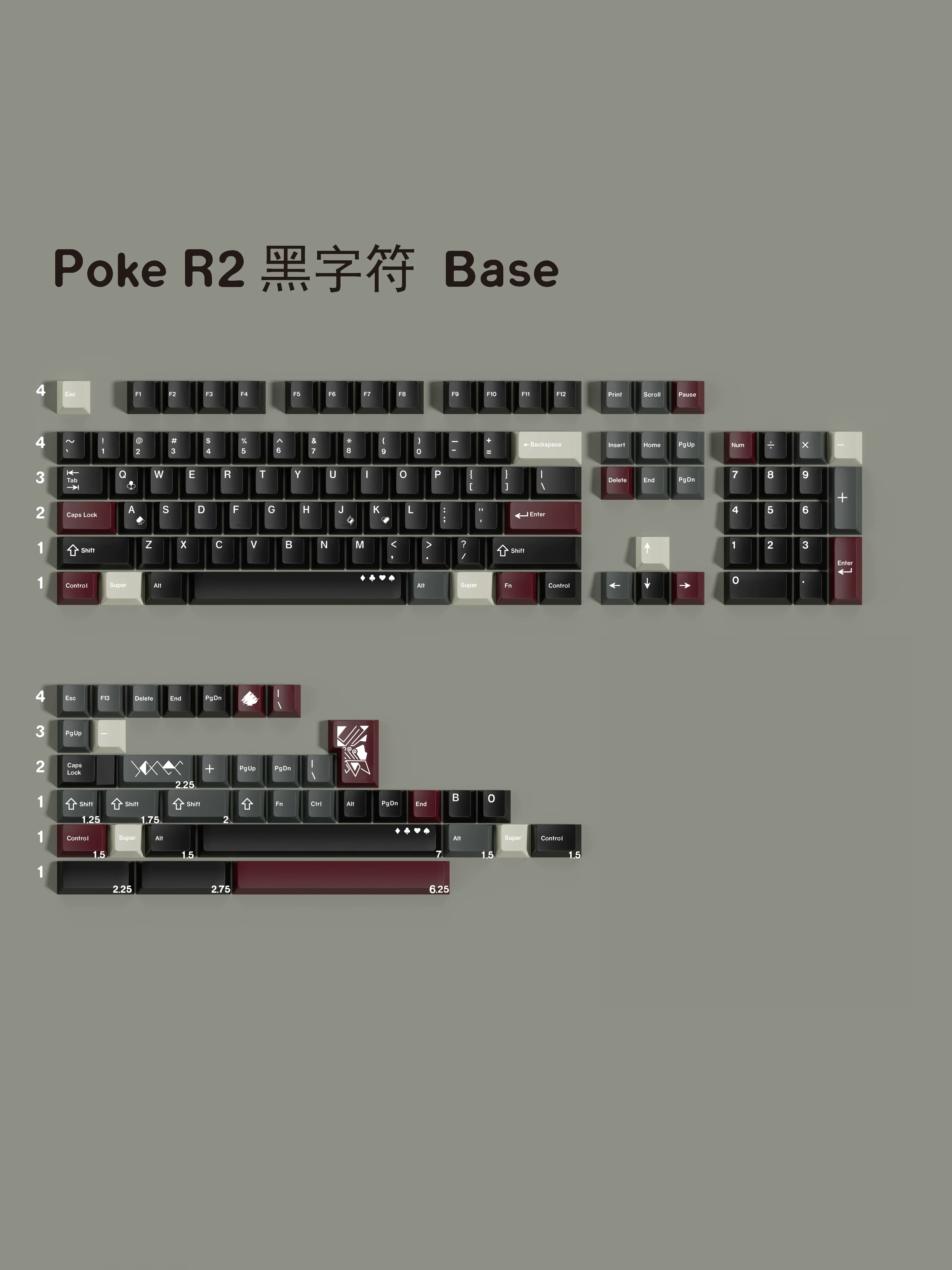 MWK - Poker R2 Keycap Set - Image 11