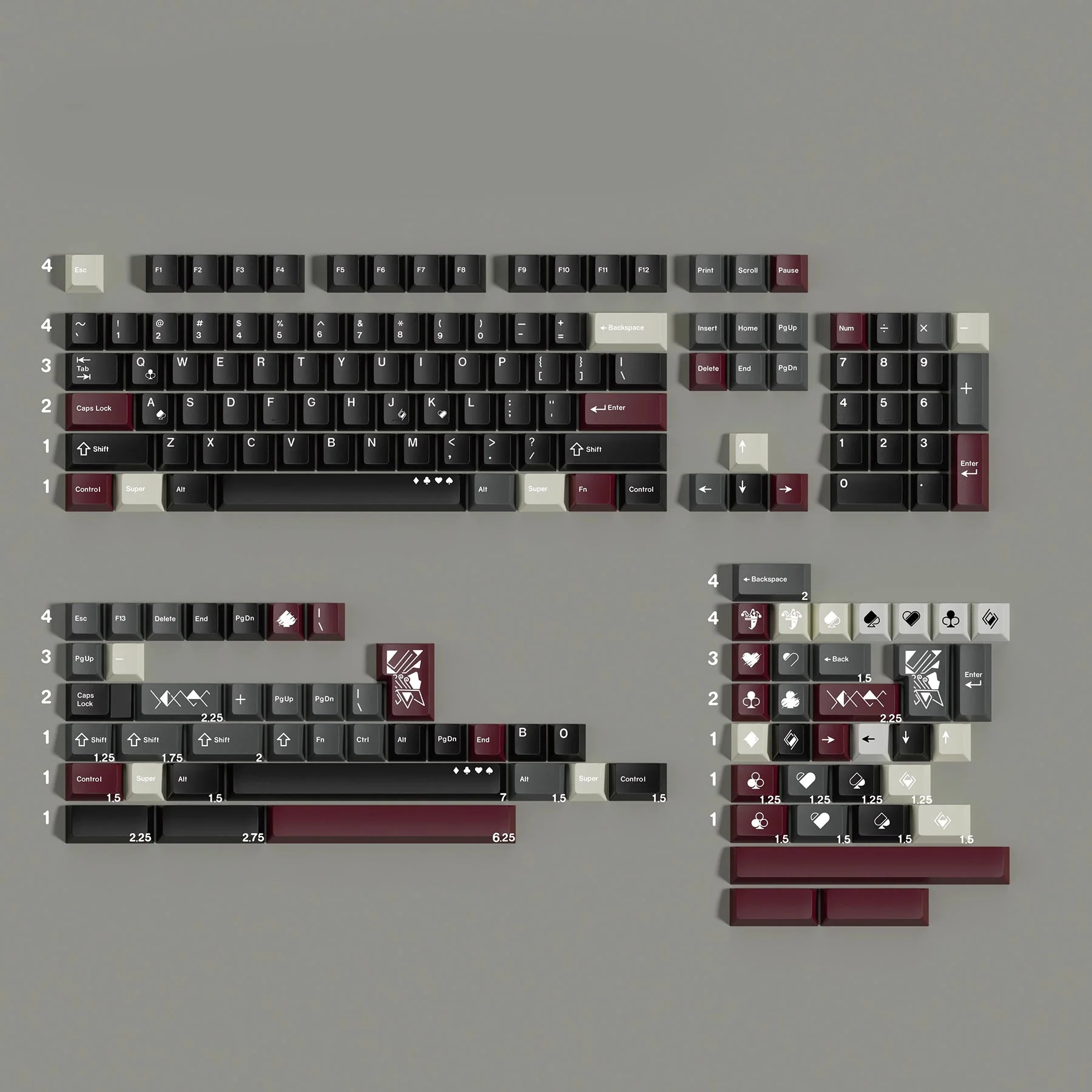 MWK - Poker R2 Keycap Set - Image 6