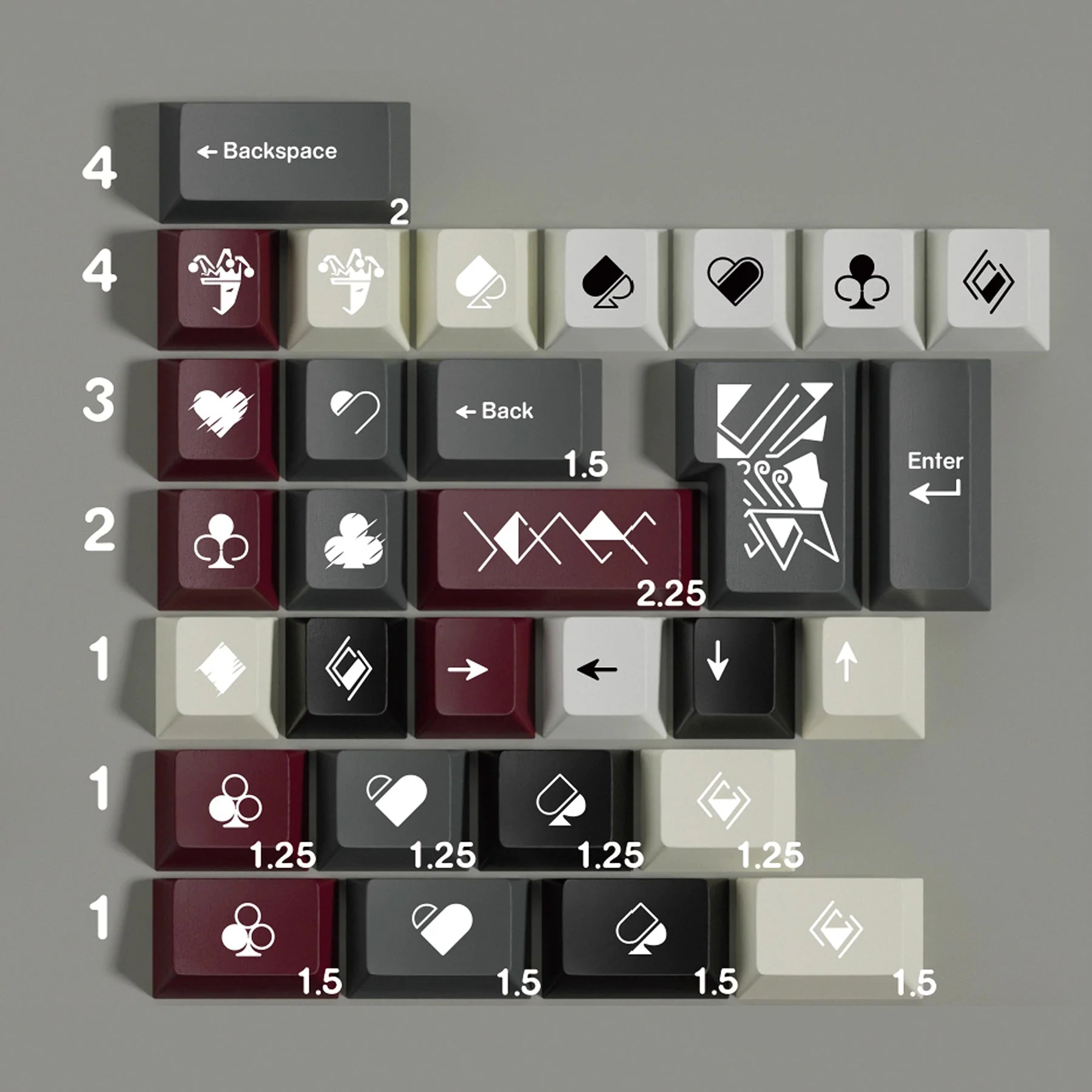 MWK - Poker R2 Keycap Set - Image 7