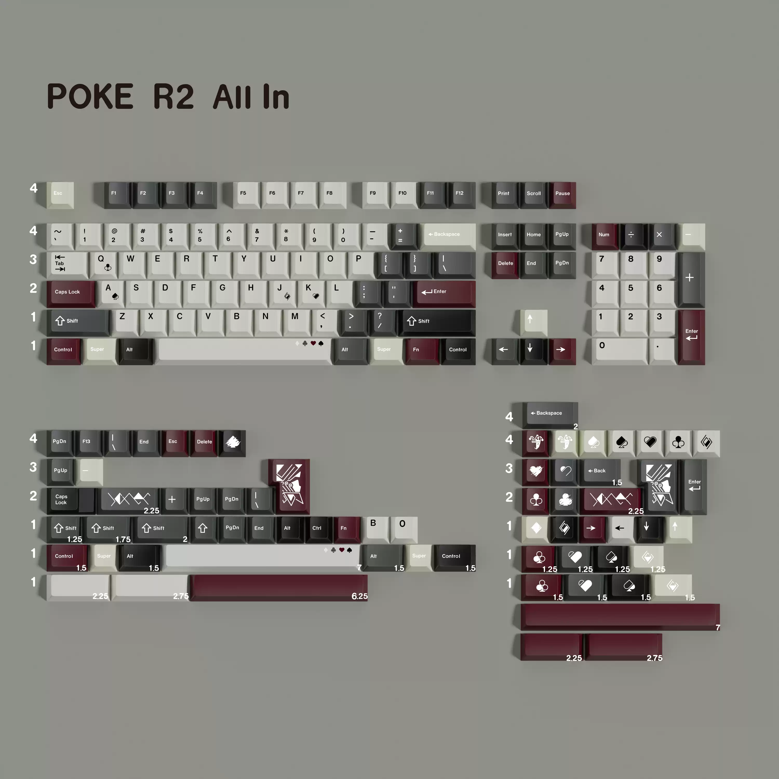 MWK - Poker R2 Keycap Set - Image 8