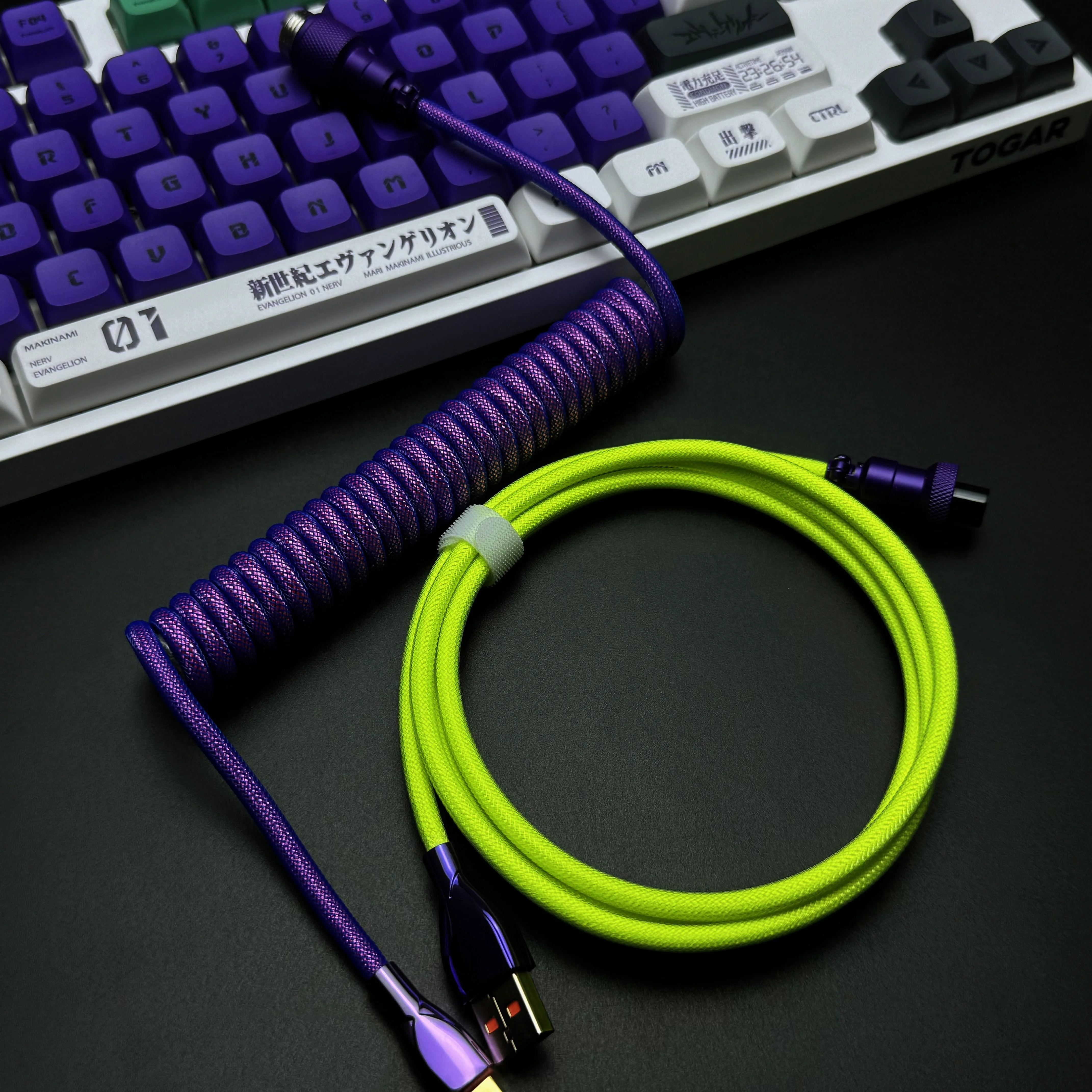 OZO Classic Coiled USB to USB-C Cable for Mechanical Keyboards - Image 12