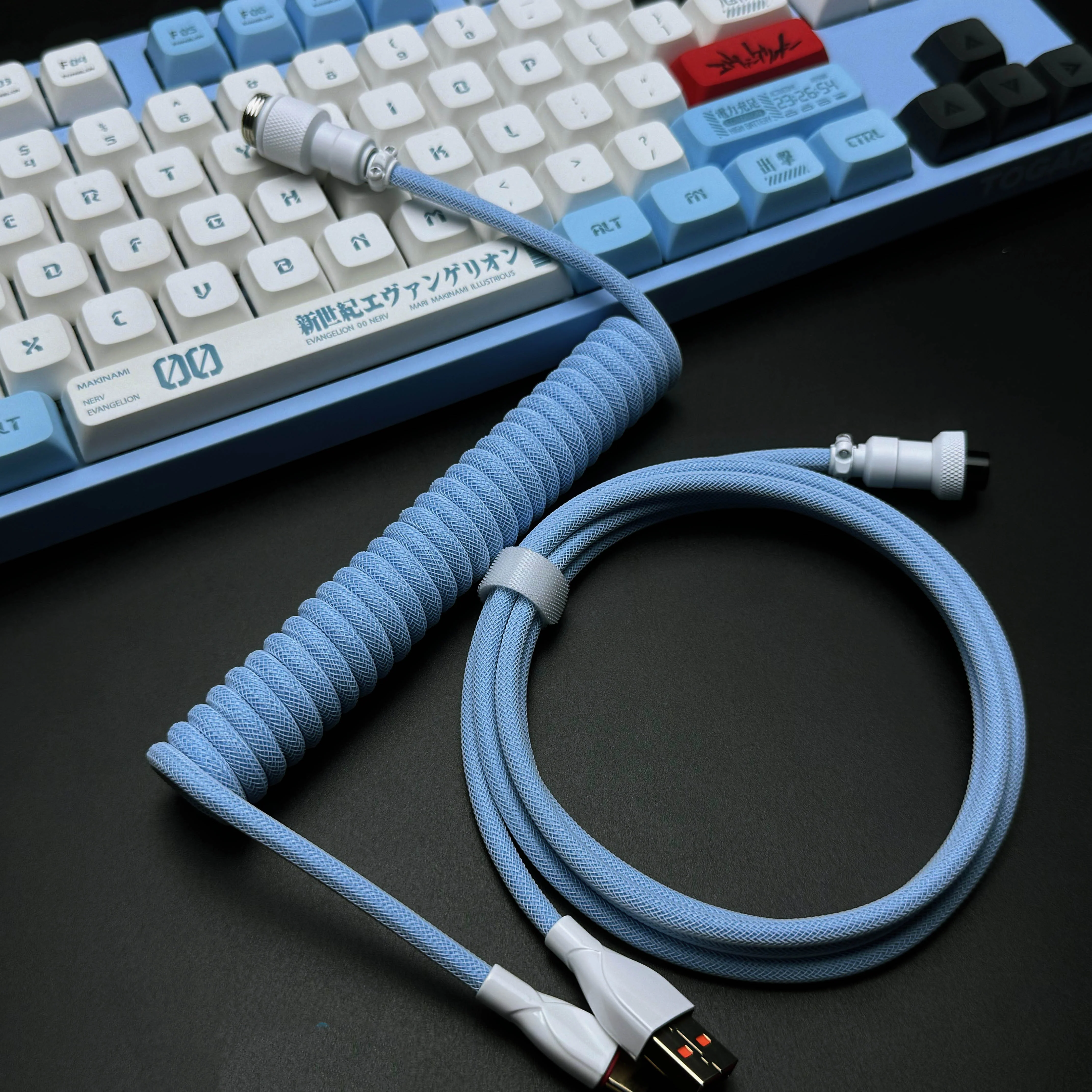 OZO Classic Coiled USB to USB-C Cable for Mechanical Keyboards - Image 16