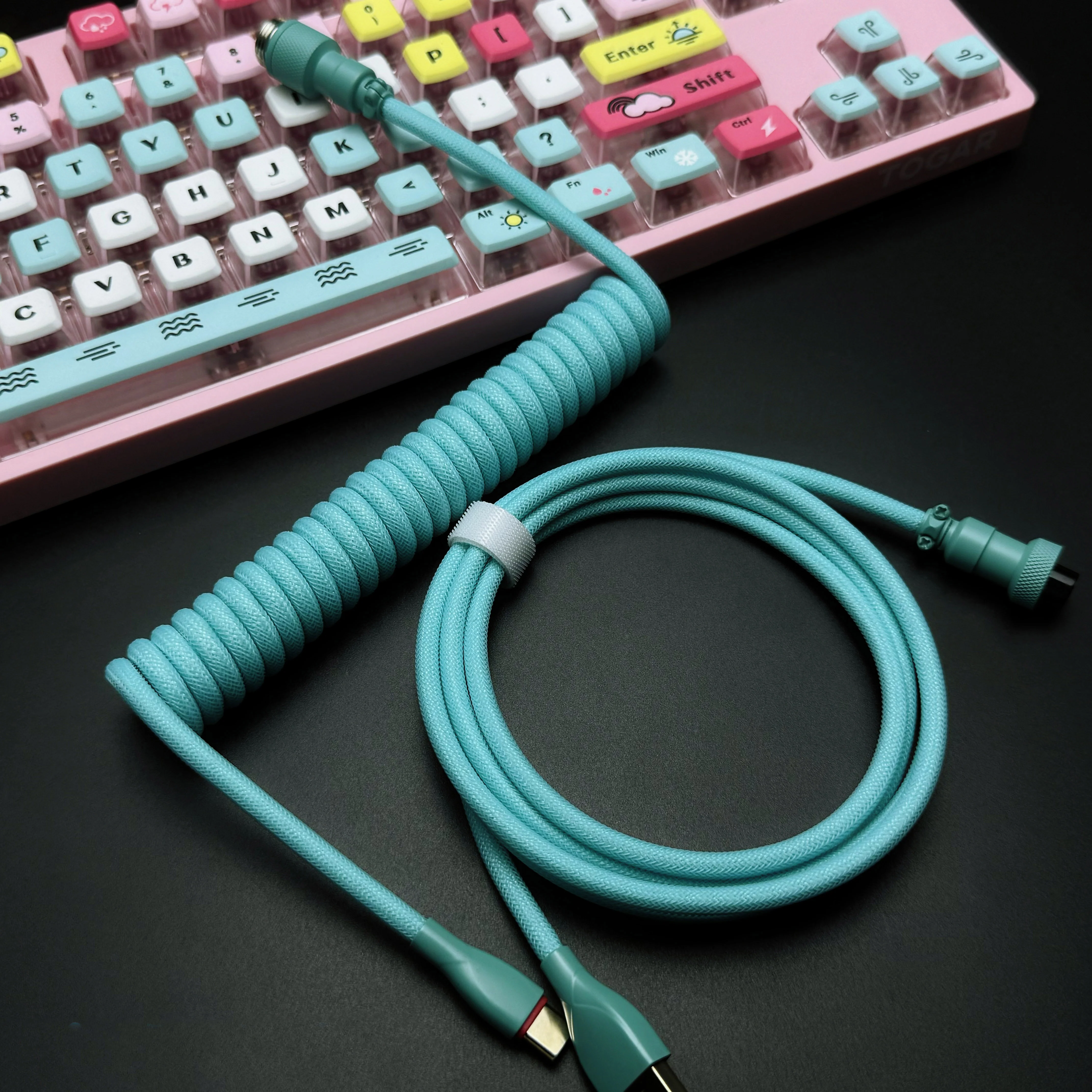 OZO Classic Coiled USB to USB-C Cable for Mechanical Keyboards - Image 26