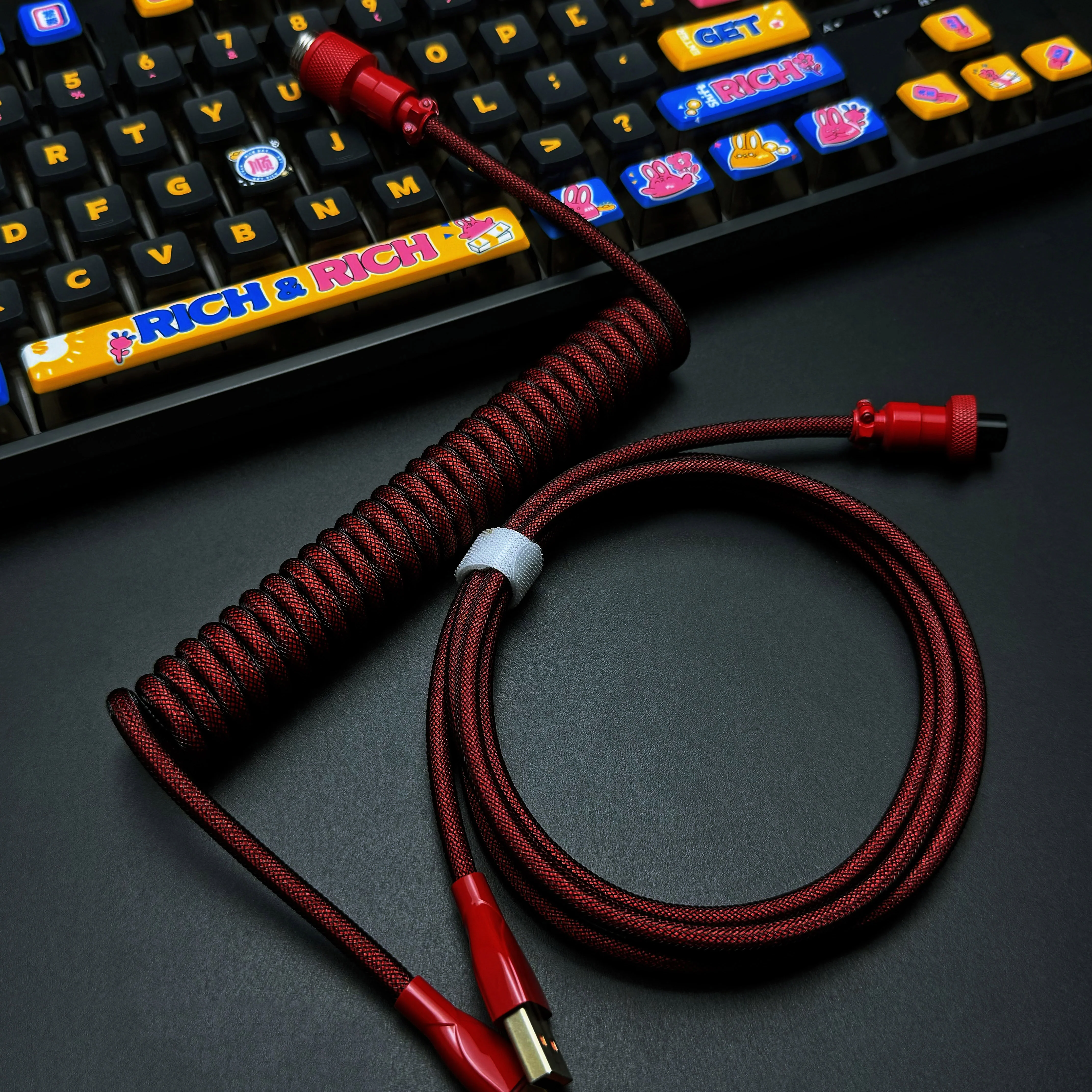 OZO Classic Coiled USB to USB-C Cable for Mechanical Keyboards - Image 28