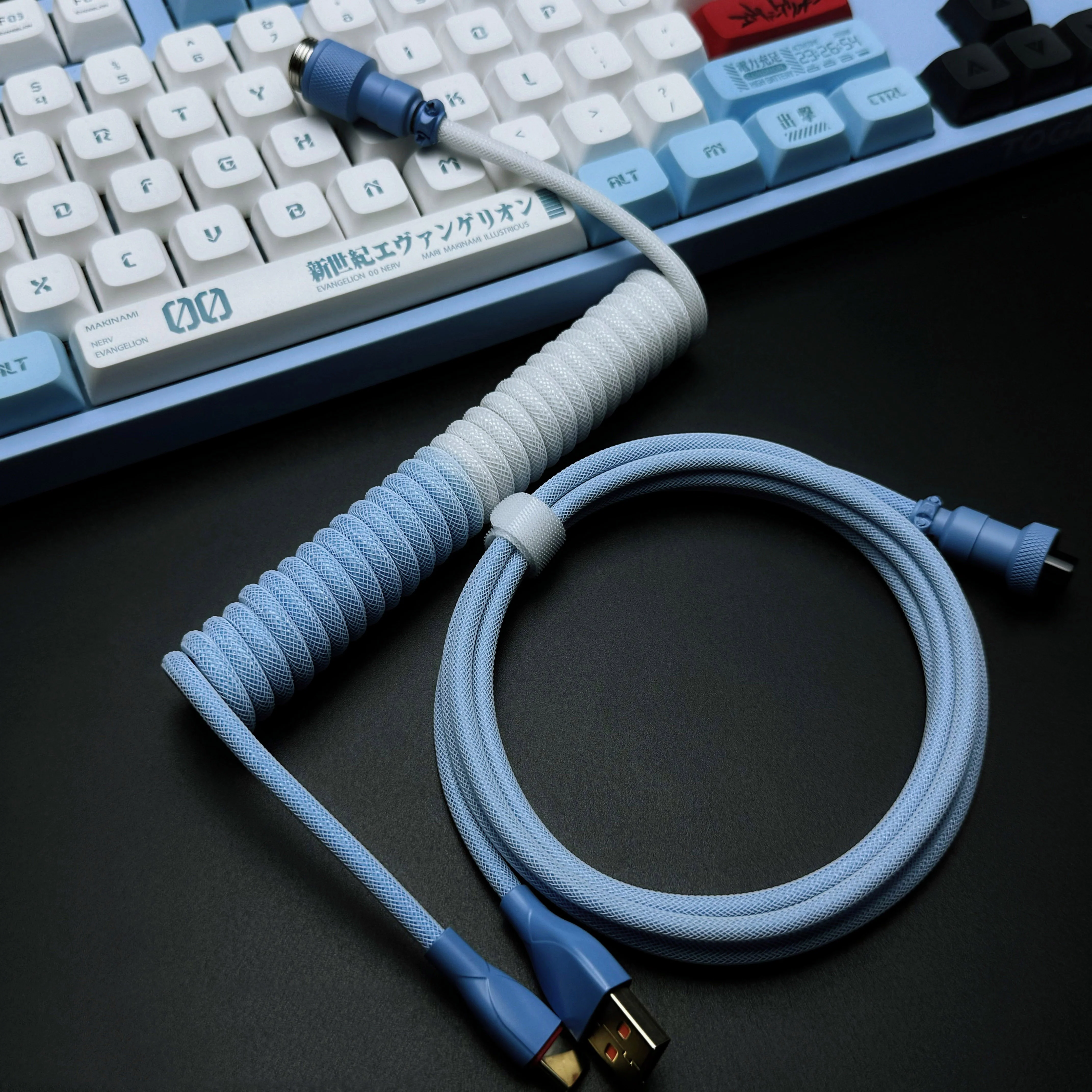 OZO Classic Coiled USB to USB-C Cable for Mechanical Keyboards - Image 32