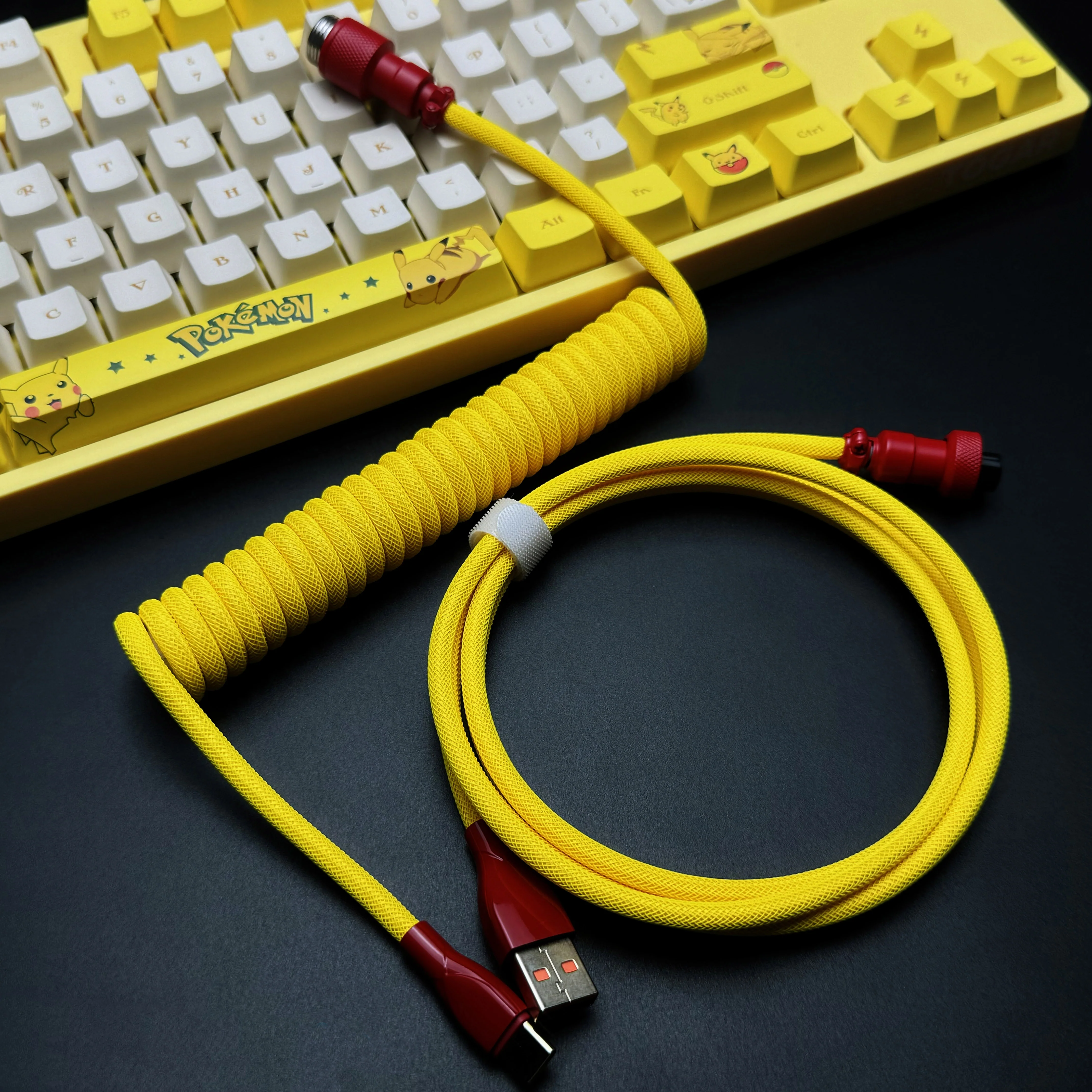 OZO Classic Coiled USB to USB-C Cable for Mechanical Keyboards - Image 9