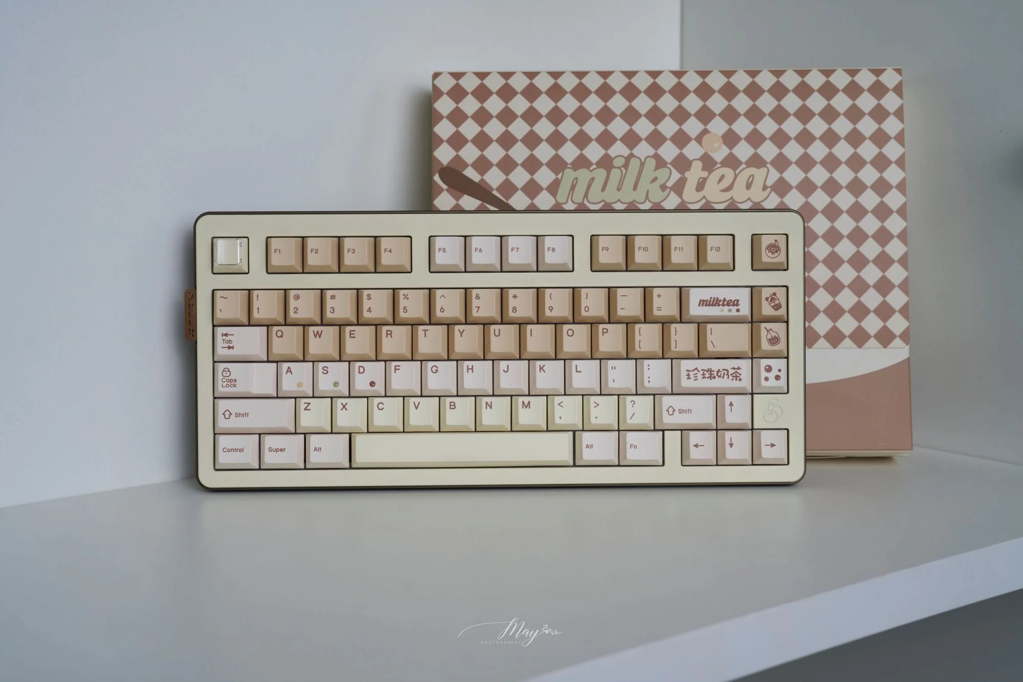Qwertykeys - Pearl Milk Tea Keycap Set - Image 4