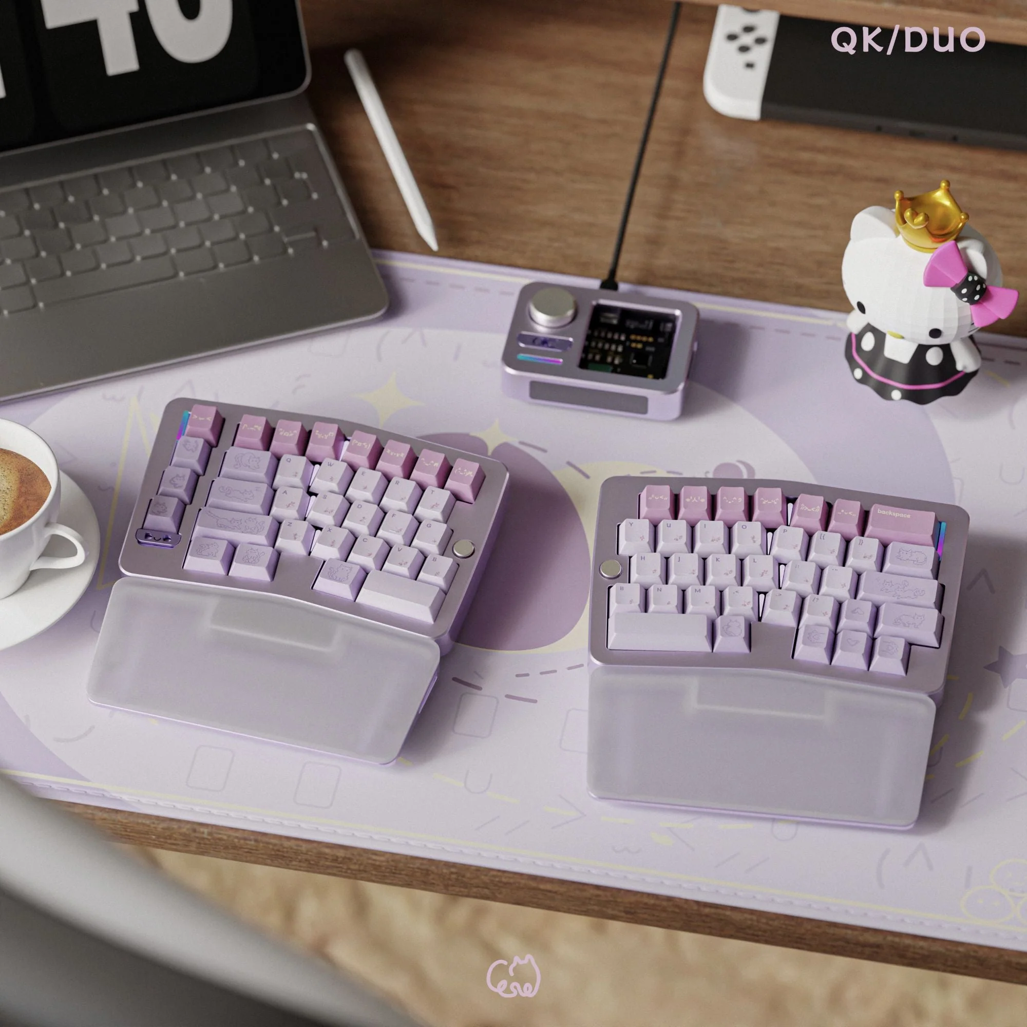 QwertyKeys - Taro Balls Keycap Set Cherry Profile PBT Dye-Sub Keycaps - Image 5