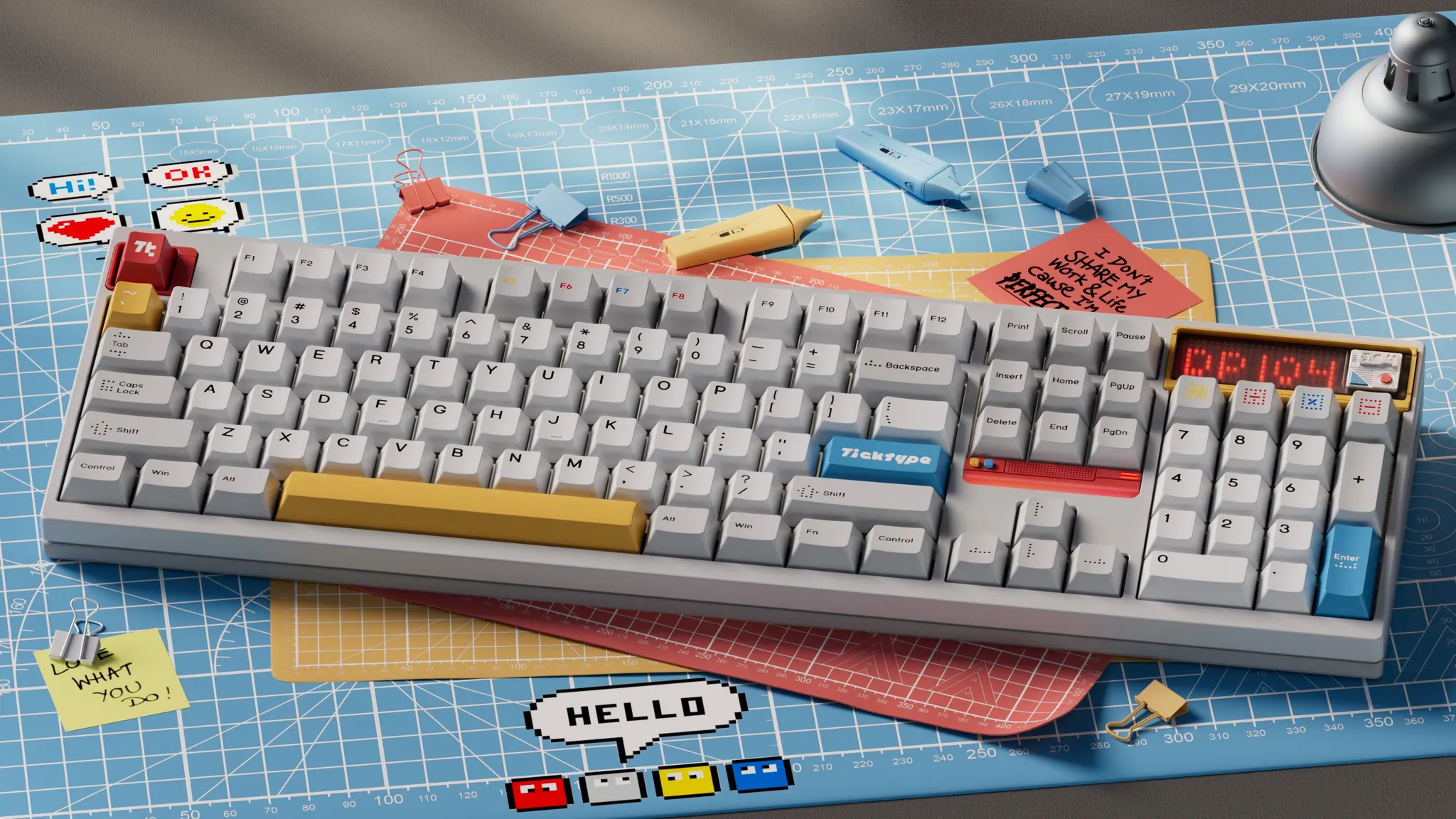 Ticktype - DP104 Full-Size Mechanical Keyboard - Image 3