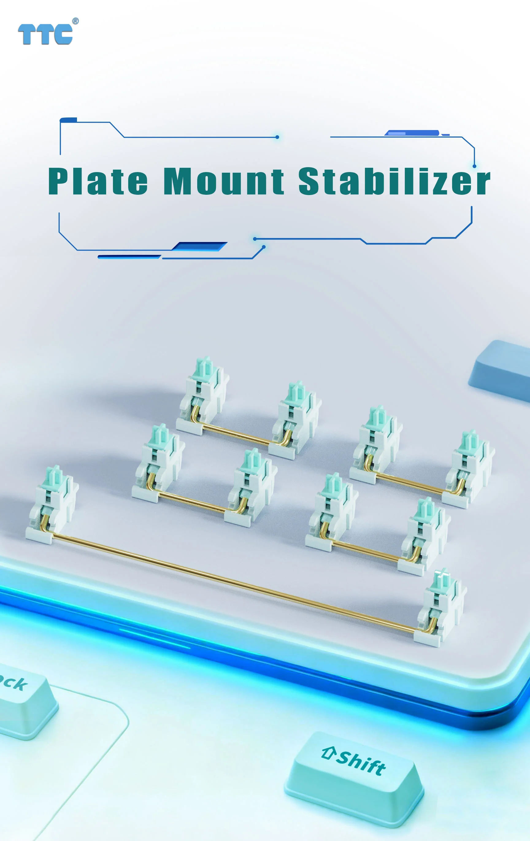 TTC - Mechanical Keyboard Stabiliser Set - Image 2